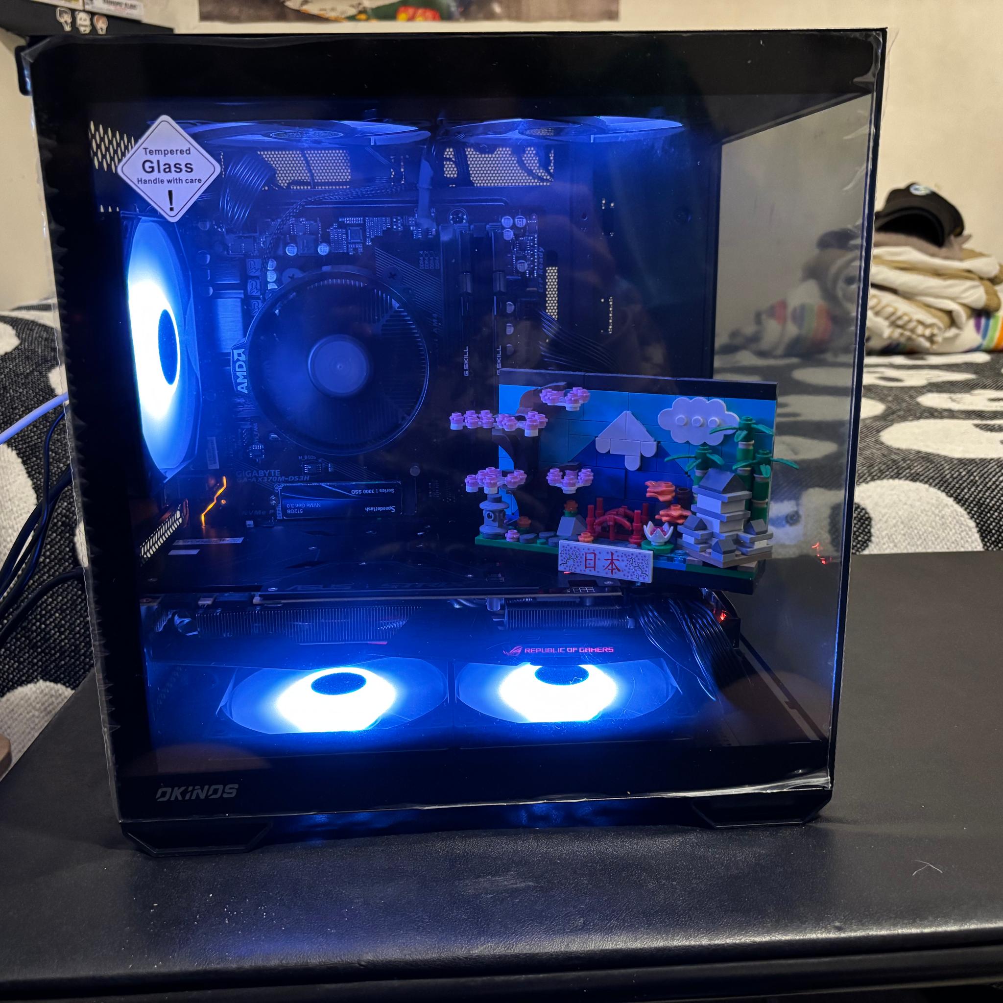 “Perfect All Black Gaming PC"| GTX 1080 8GB | Plug And Play Ready|