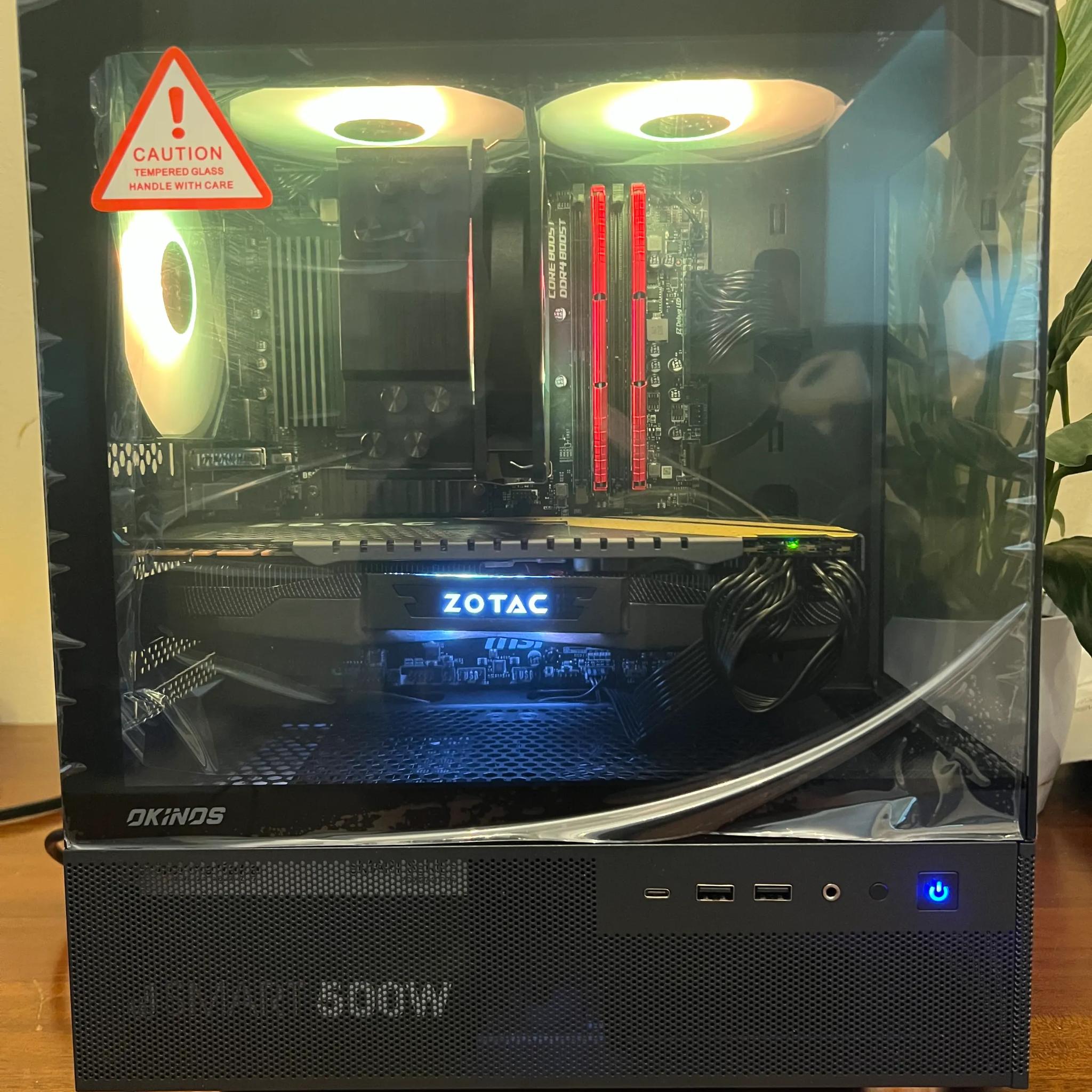 Ryzen R5 2600 Gaming PC GTX 1070 8gb 1tb NVME SSD 16GB RAM WIFi WINDOWS 11 Pro