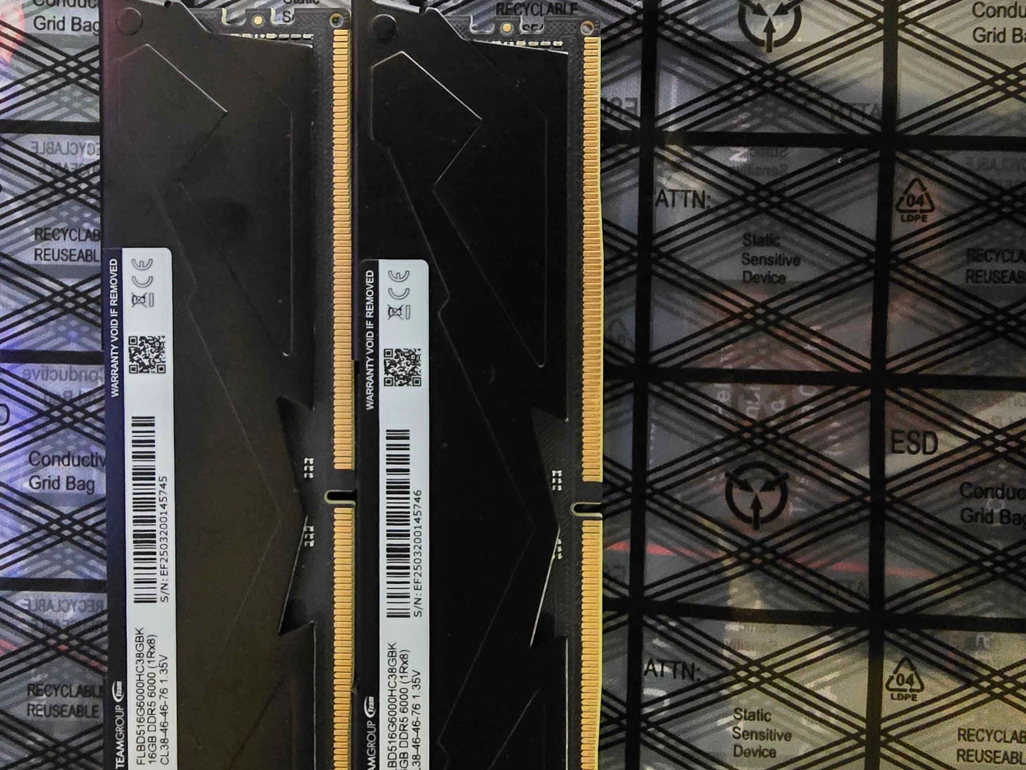 FREE SHIPPING TEAMGROUP T-Force Vulcan DDR5 32GB (2x16GB) 6000MHz DDR5 RAM (Black)