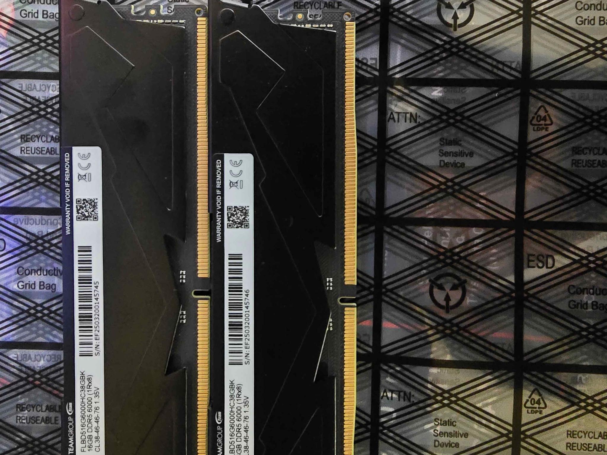 FREE SHIPPING TEAMGROUP T-Force Vulcan DDR5 32GB (2x16GB) 6000MHz DDR5 RAM (Black)