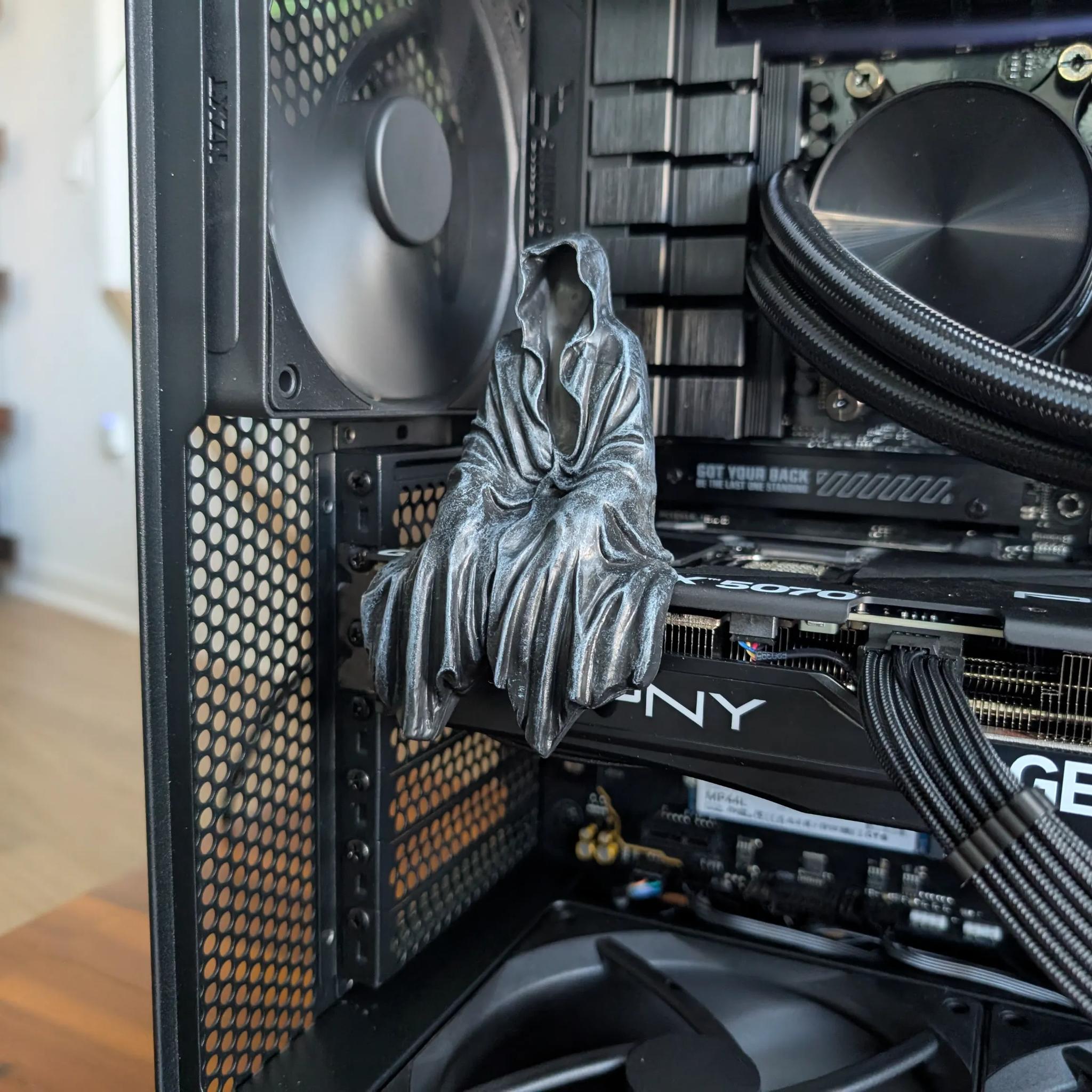 7600X3D + 5070 - Grim Reaper All Black No RGB PC - NZXT H6 Flow