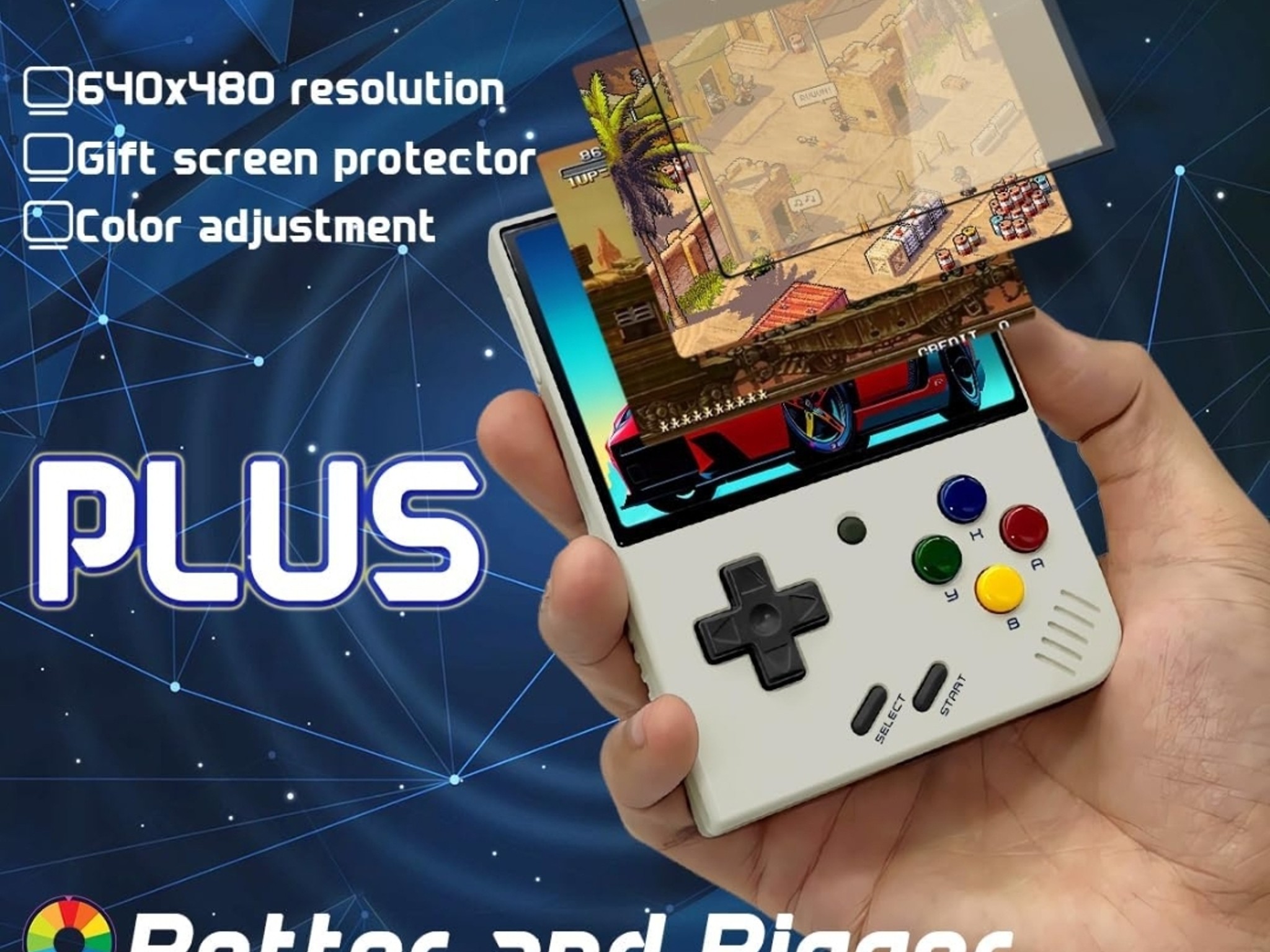 Miyoo Mini Plus Handheld Game Console 3.5-inch 640*480 IPS Screen 3000mAh