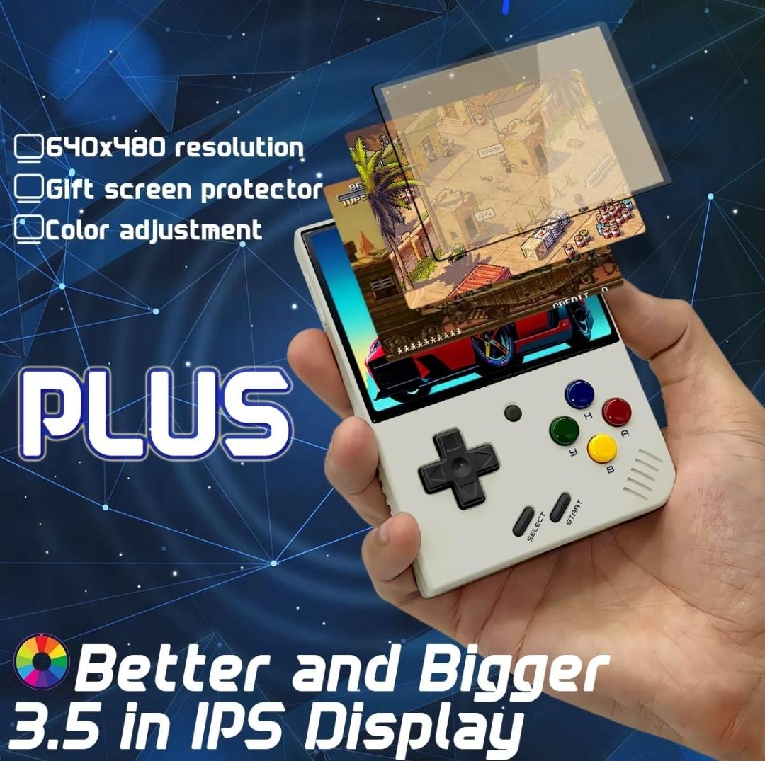 Miyoo Mini Plus Handheld Game Console 3.5-inch 640*480 IPS Screen 3000mAh