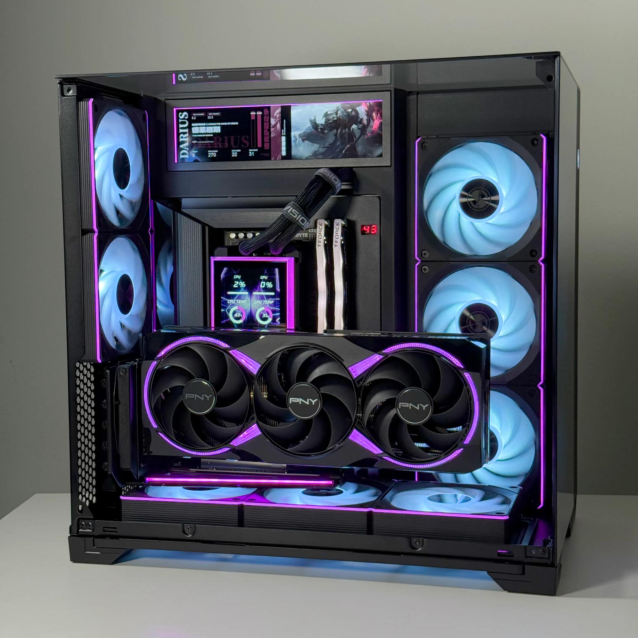 RTX 5080 + Ryzen 9800X3D | Project Stealth Gaming PC