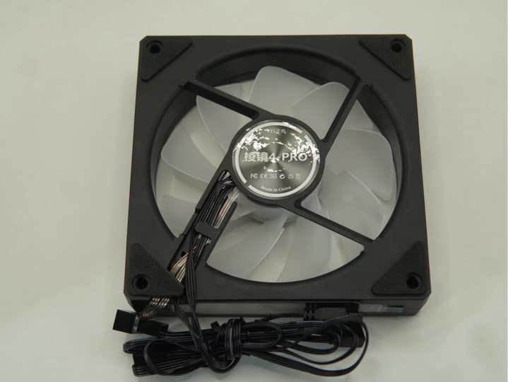 LoovingCool Pro-4 120mm ARGB Case Cooler Fan, 4pin PWM.