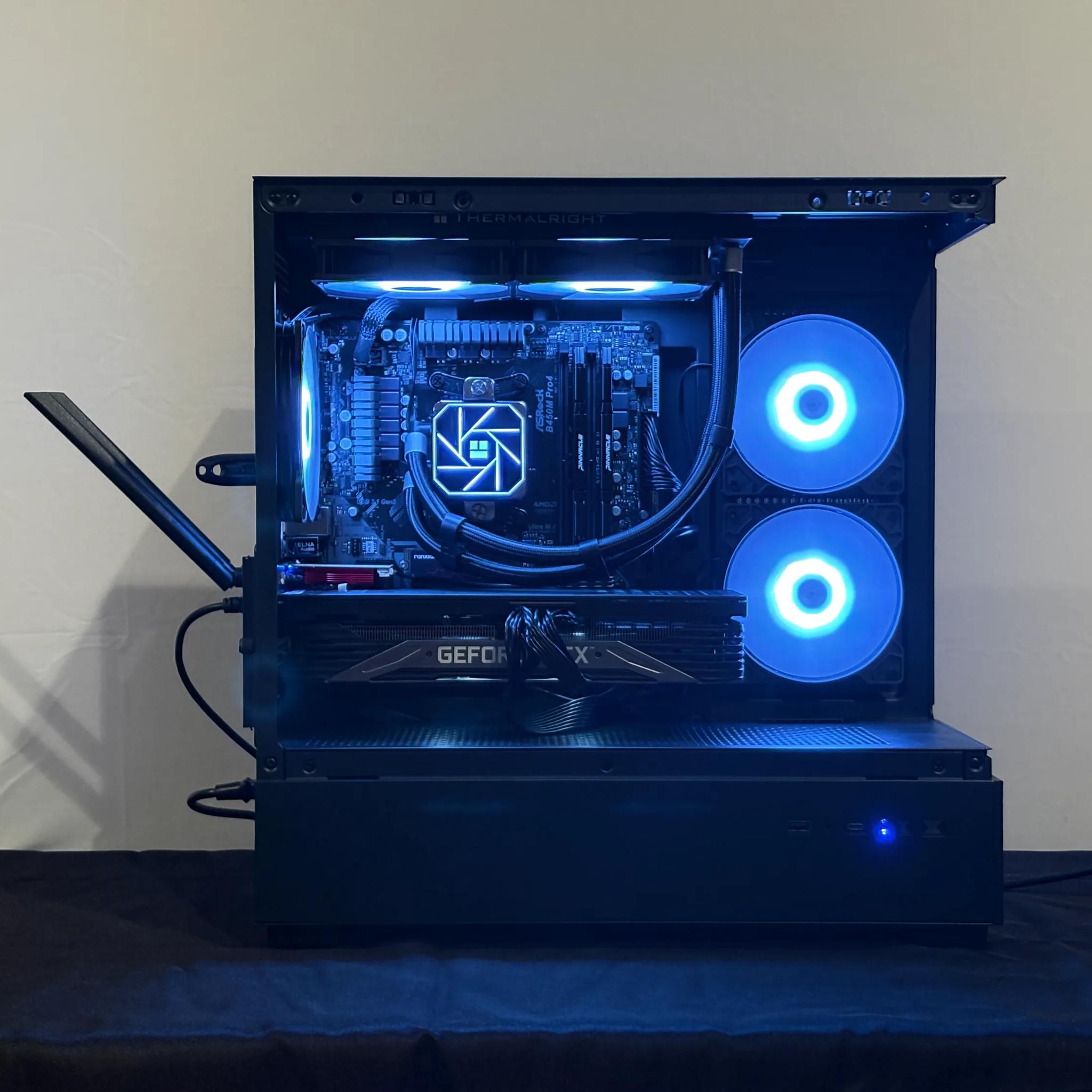 🖤 1440p Gaming PC | RTX 3070 | Ryzen 5 5600 | WiFi + BT