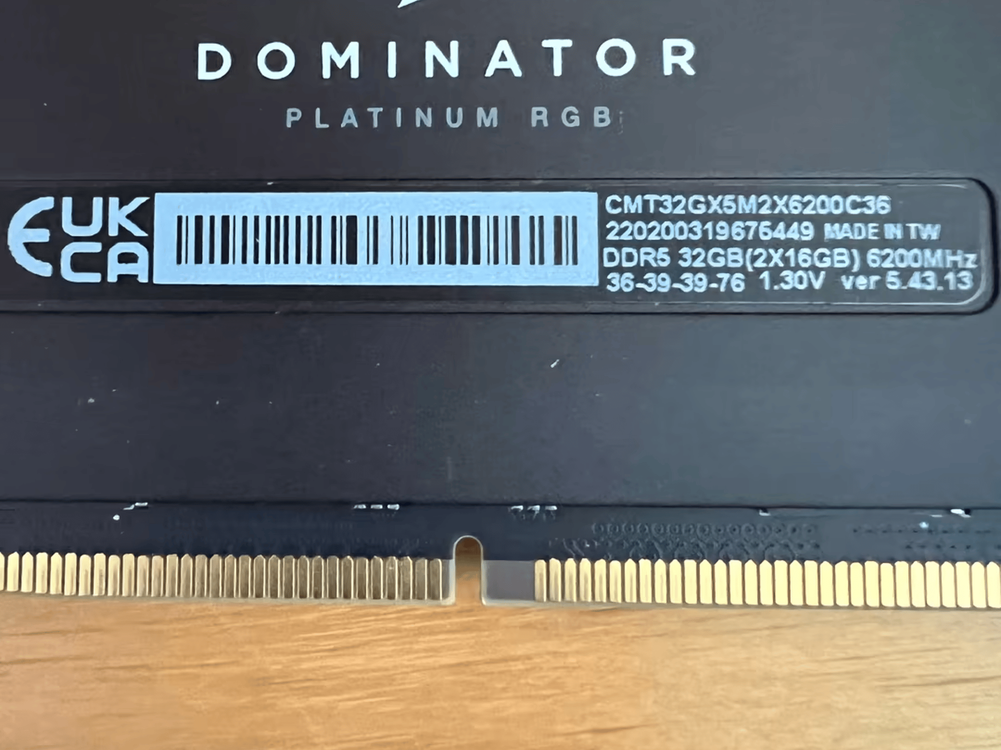 Corsair 32gb DDR5 6200 MHZ 