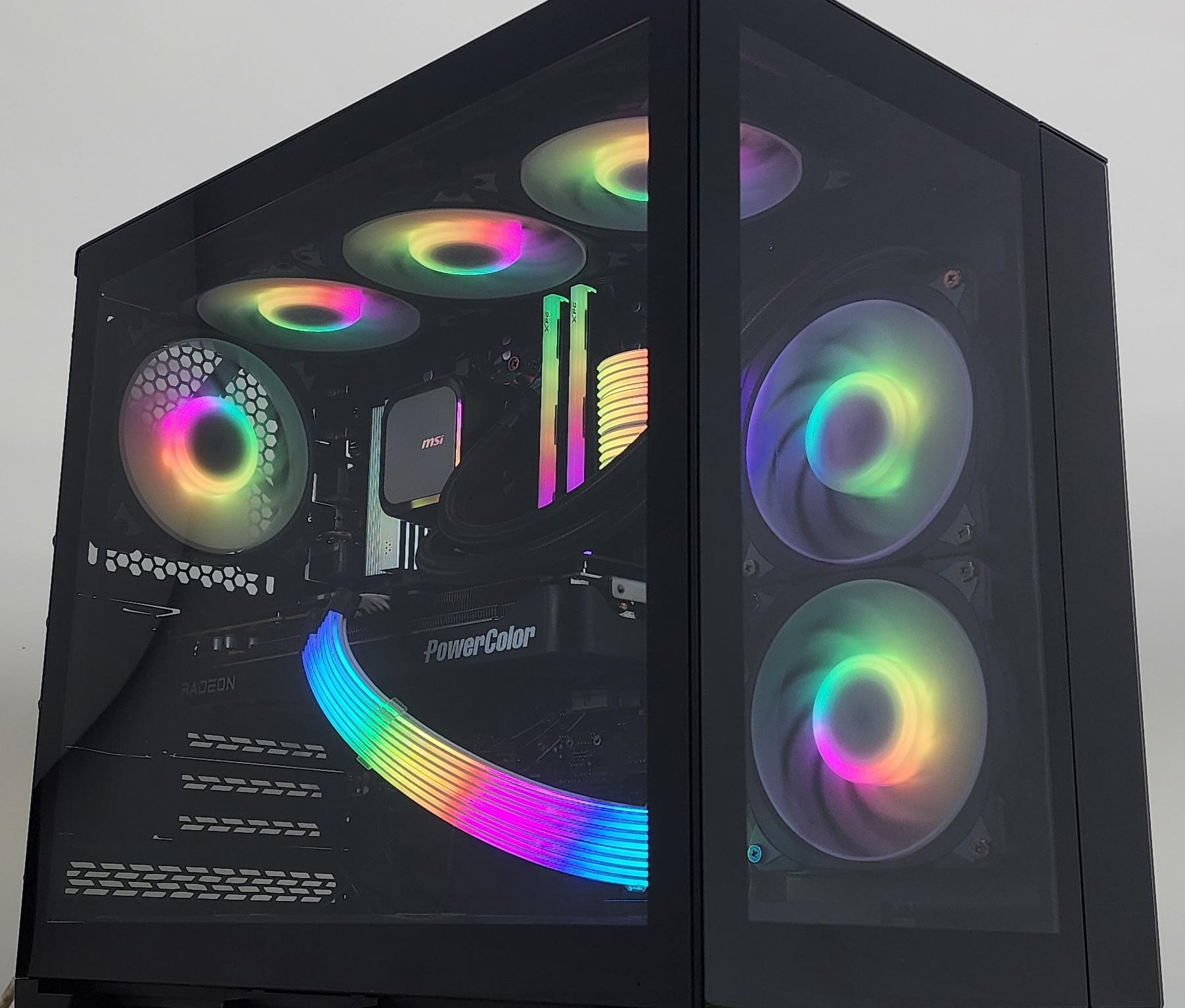 Gaming PC Ryzen 5 7600X3D 32GB RAM 1TB SSD RX 9070 XT 16GB Windows 11 Computer