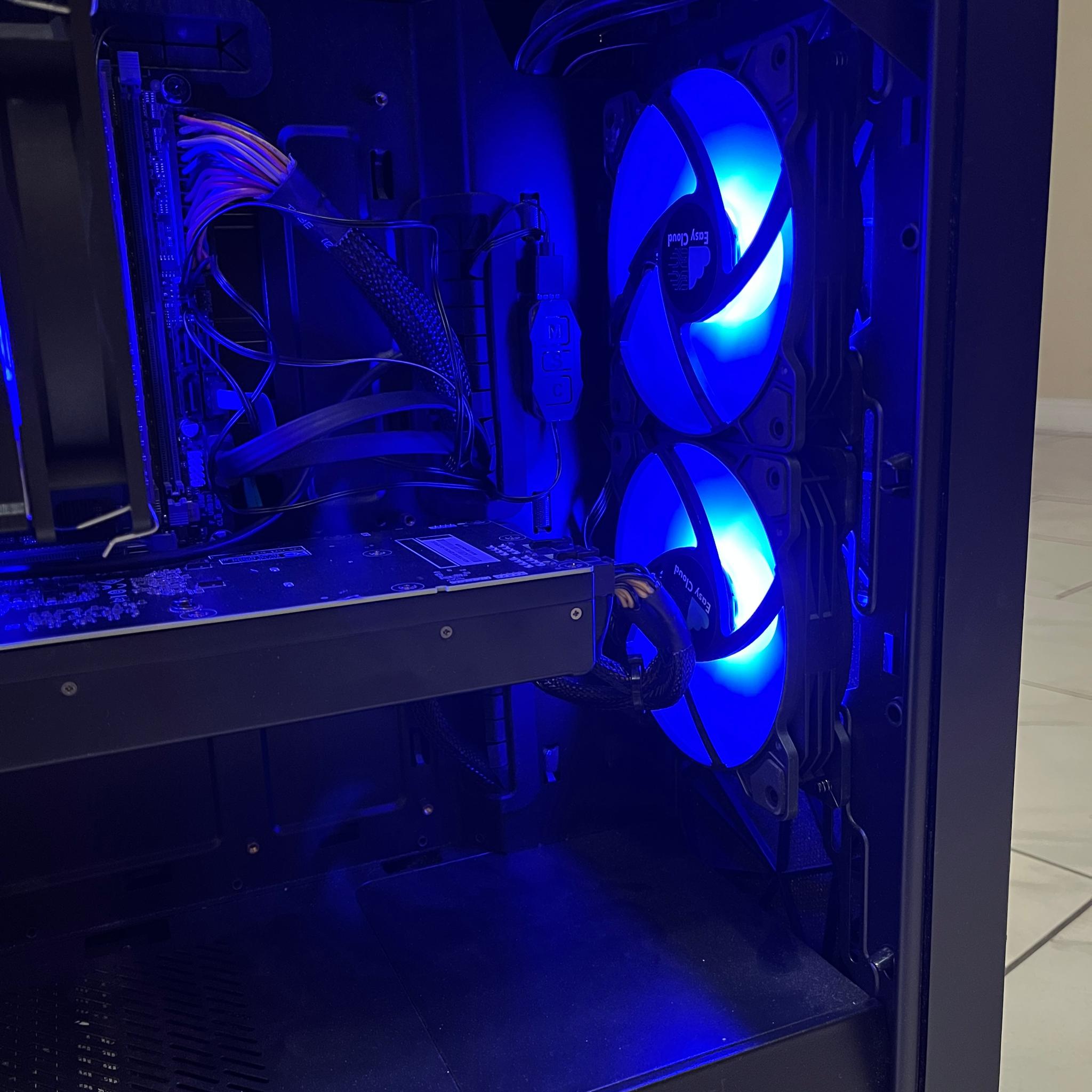 🟠🔥RTX 3070, Intel i5-9400, 16GB RAM, 500GB SSD, High Performance RGB Gaming PC w/ Wi-Fi & Remote 🖥️🔵