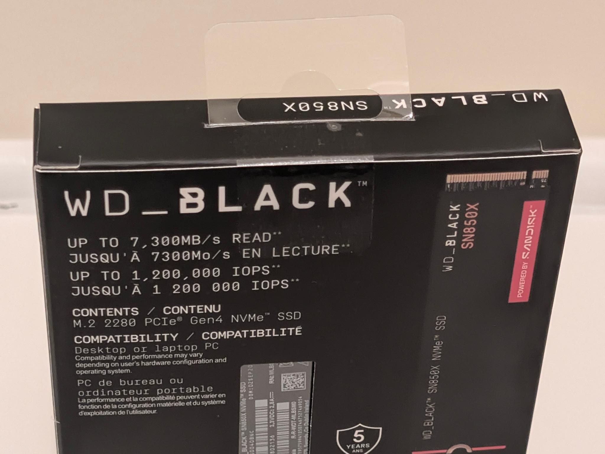 Western Digital Black SN850X 4TB - Image 4