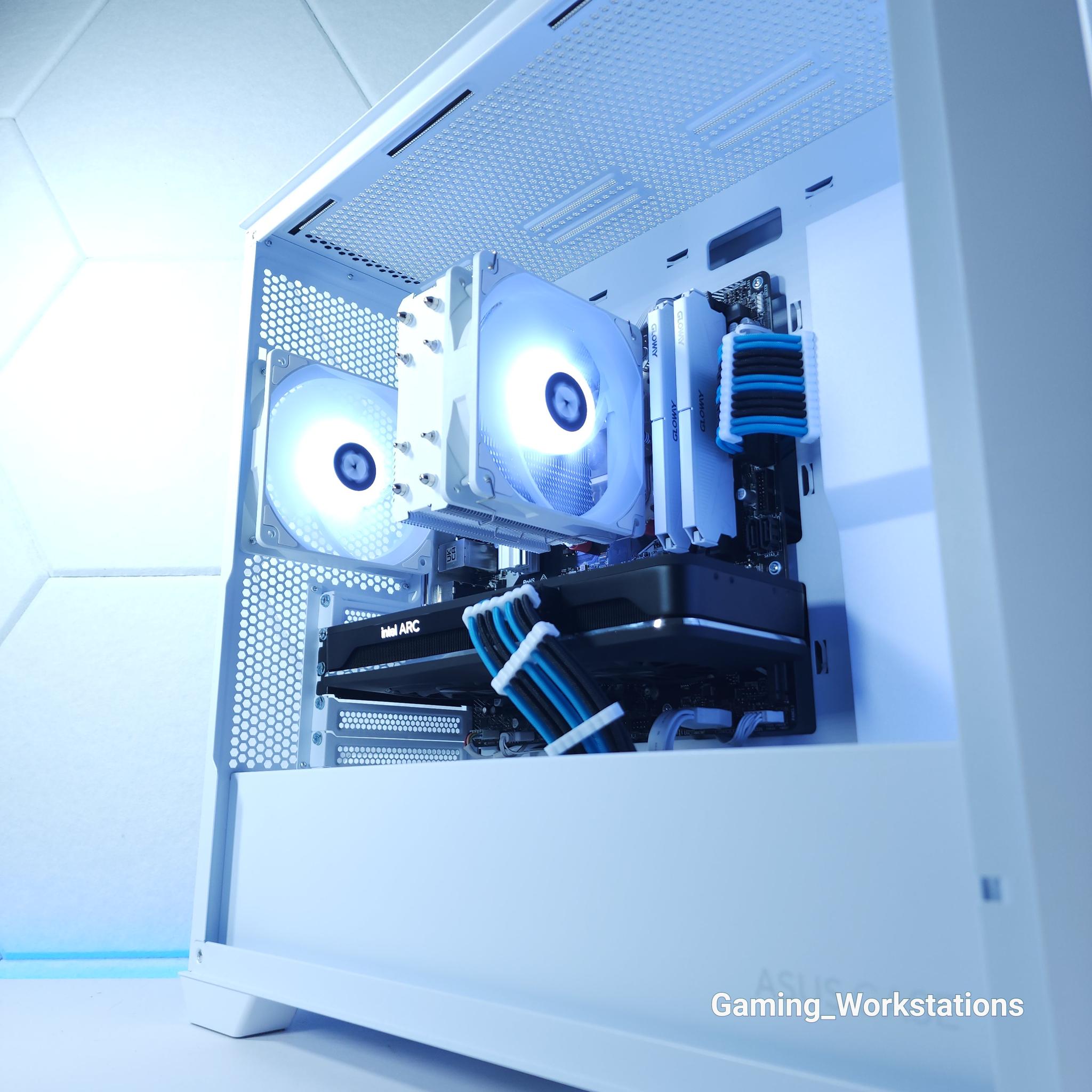 🤍🤍1080p Gaming | ARC A750 | Ryzen 5 5500 | 32GB 3200MHz | 1TB NVMe SSD