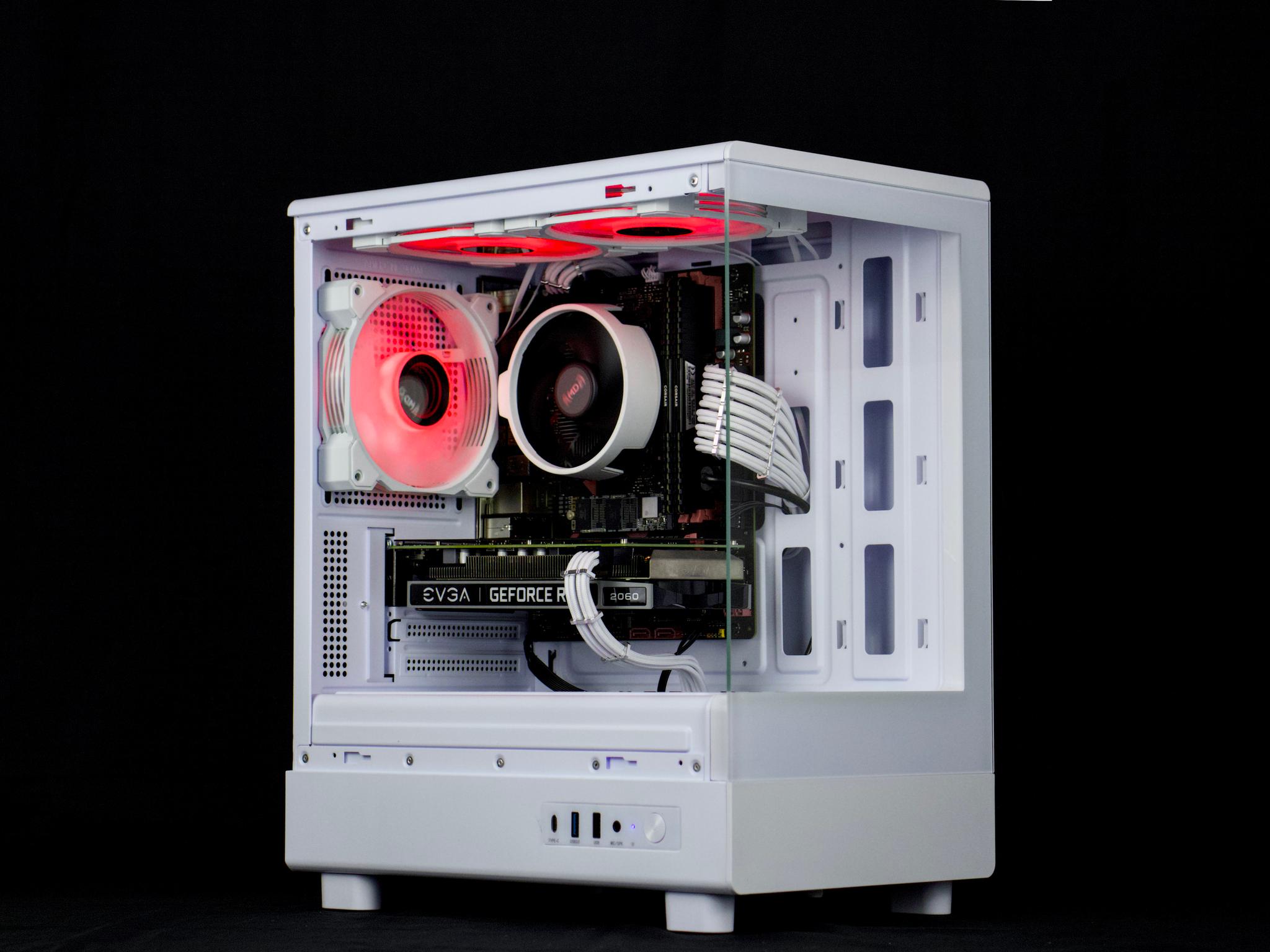 🔴⚪Gaming PC – RTX 2060, Ryzen 7 2700, 16GB RAM, 1TB SSD - WiFi, BlueTooth ⚪🔴