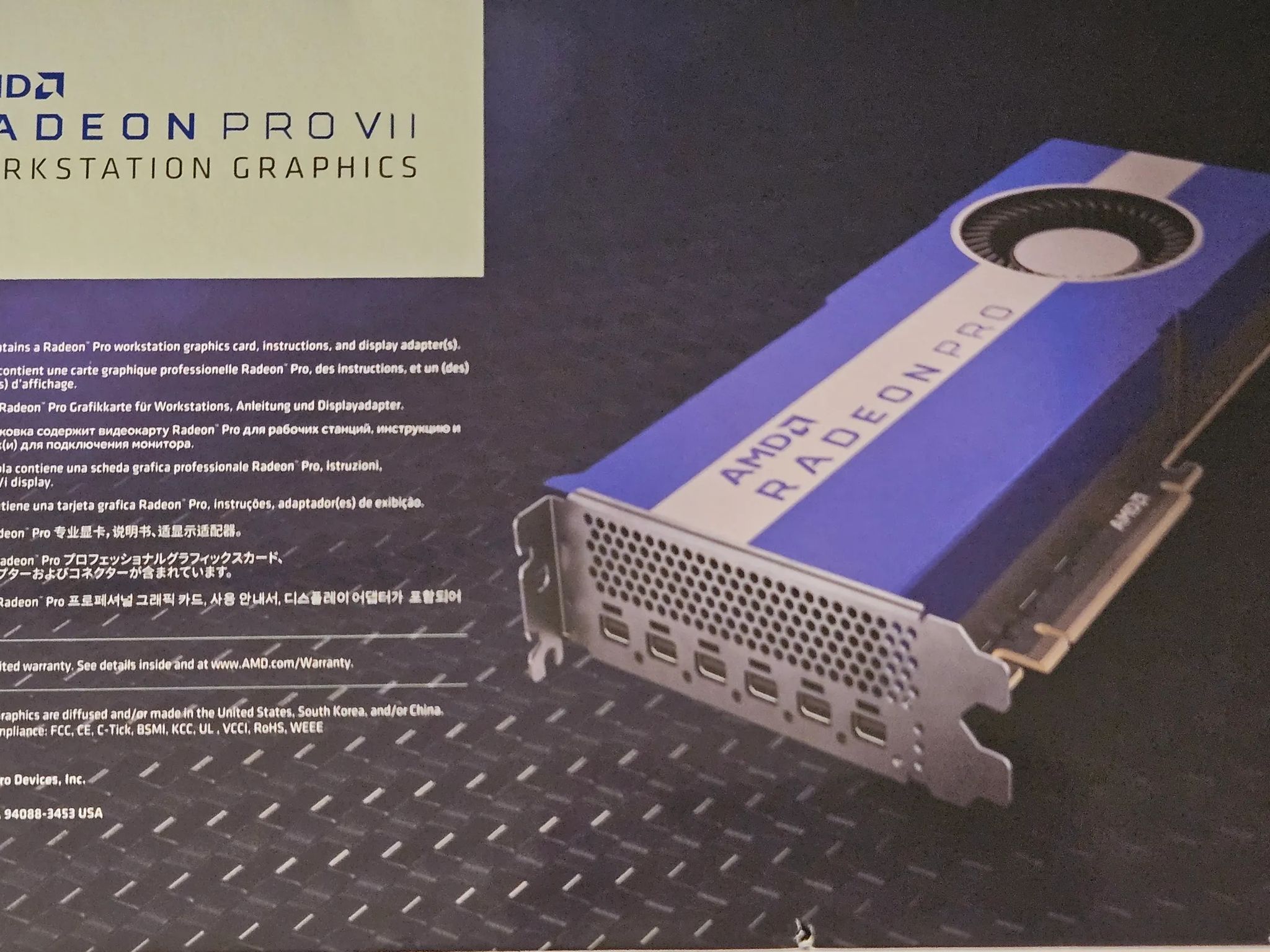 AMD Radeon Pro VII