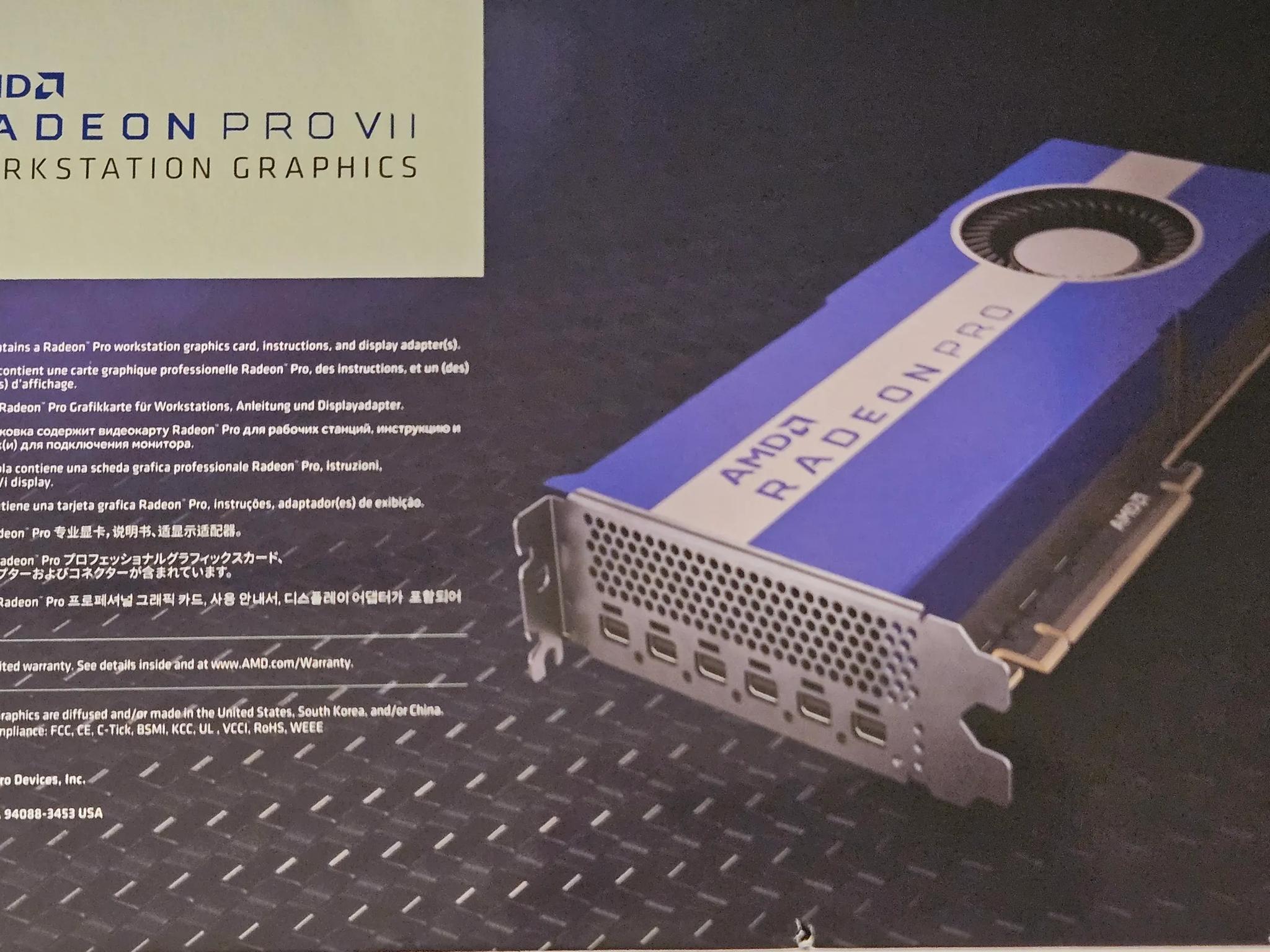 AMD Radeon Pro VII