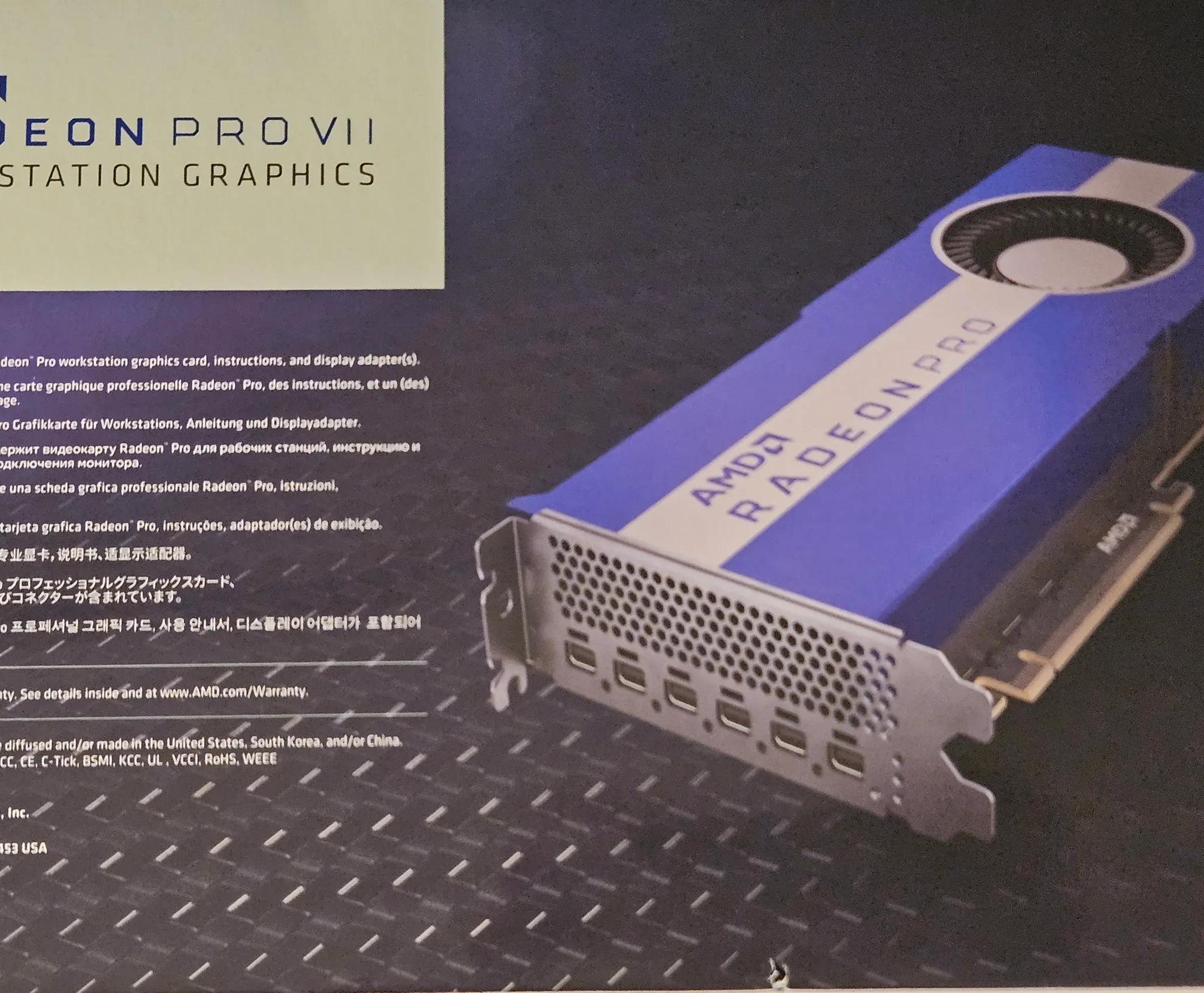AMD Radeon Pro VII