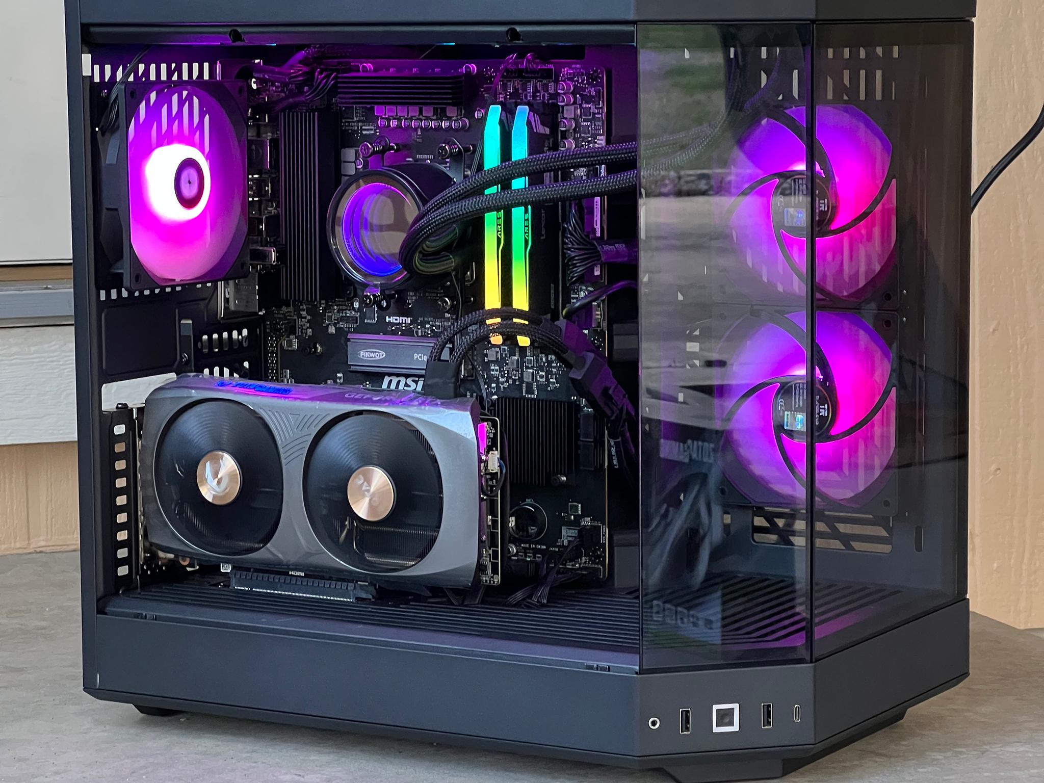 ⬛️Black HYTE⬛️ rtx 3080, ryzen 5 7600x, 32GB 6400mhz