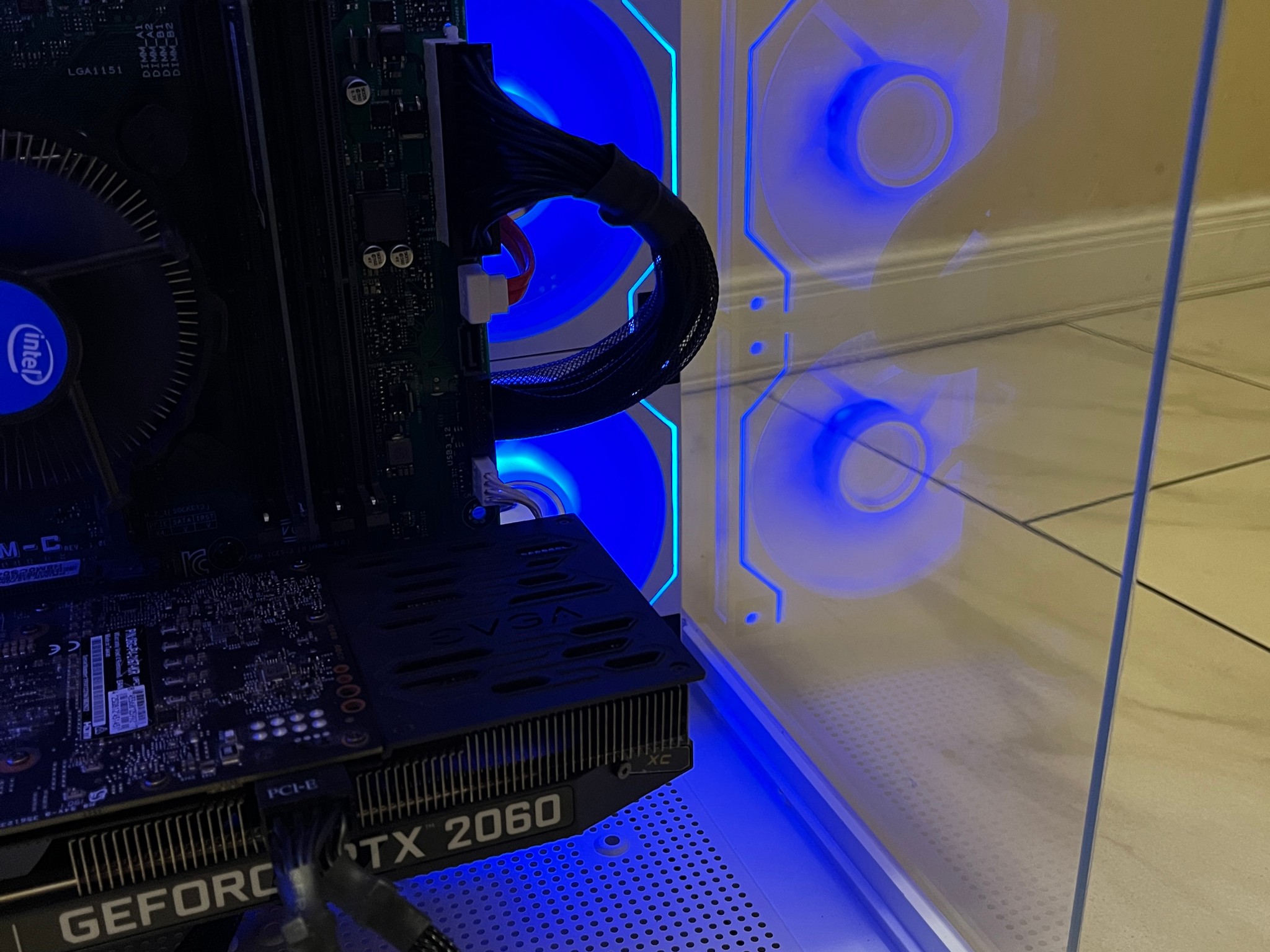 🟠🔥RTX 2060, Intel i5-7400, 16GB RAM,  500 GB SSD, High Performance RGB Gaming PC w/ Remote 🖥️