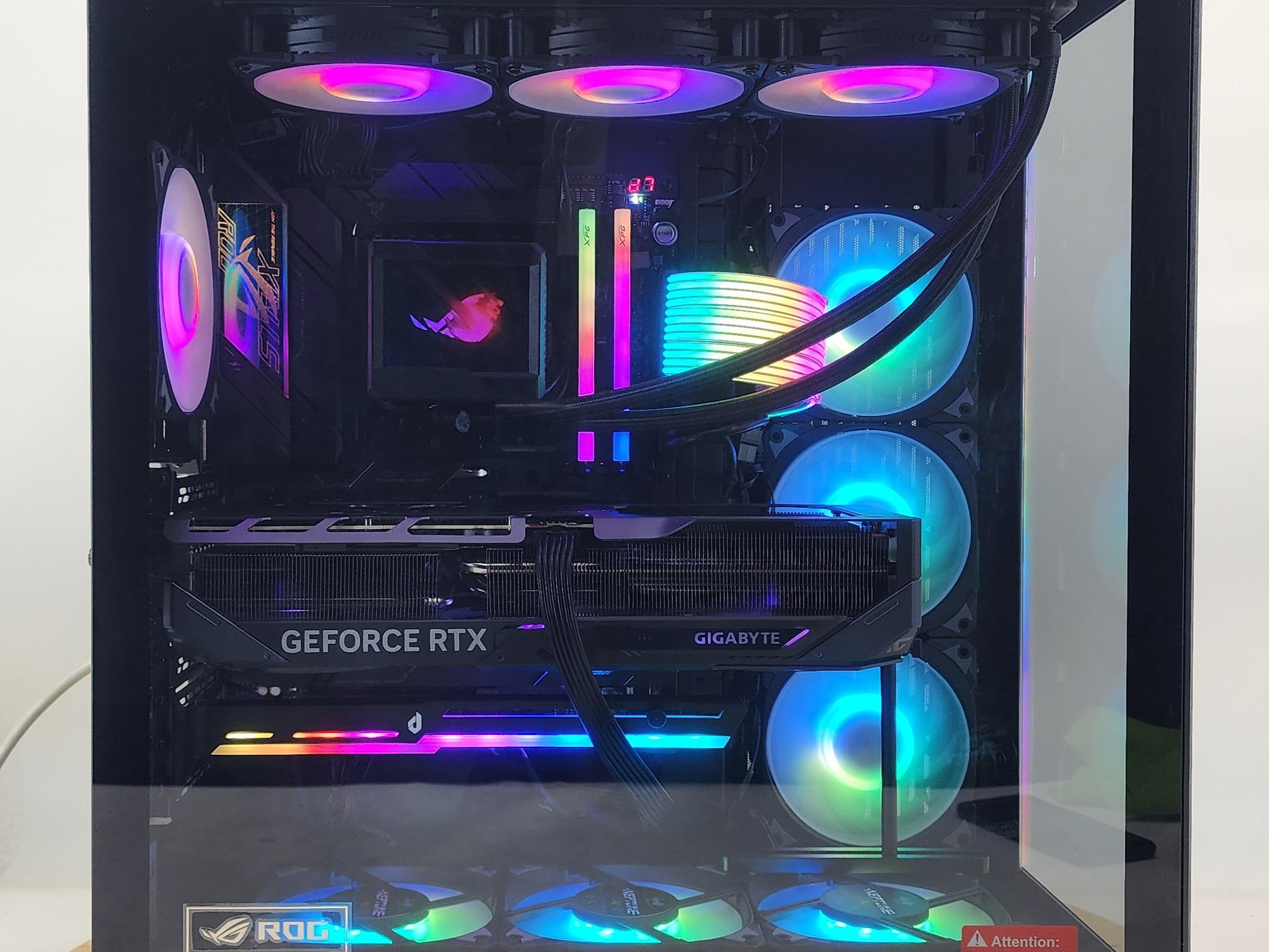 Gaming PC Ryzen 7 9850X3D 32GB RAM 2TB SSD RTX 5080 16GB Windows 11 Computer