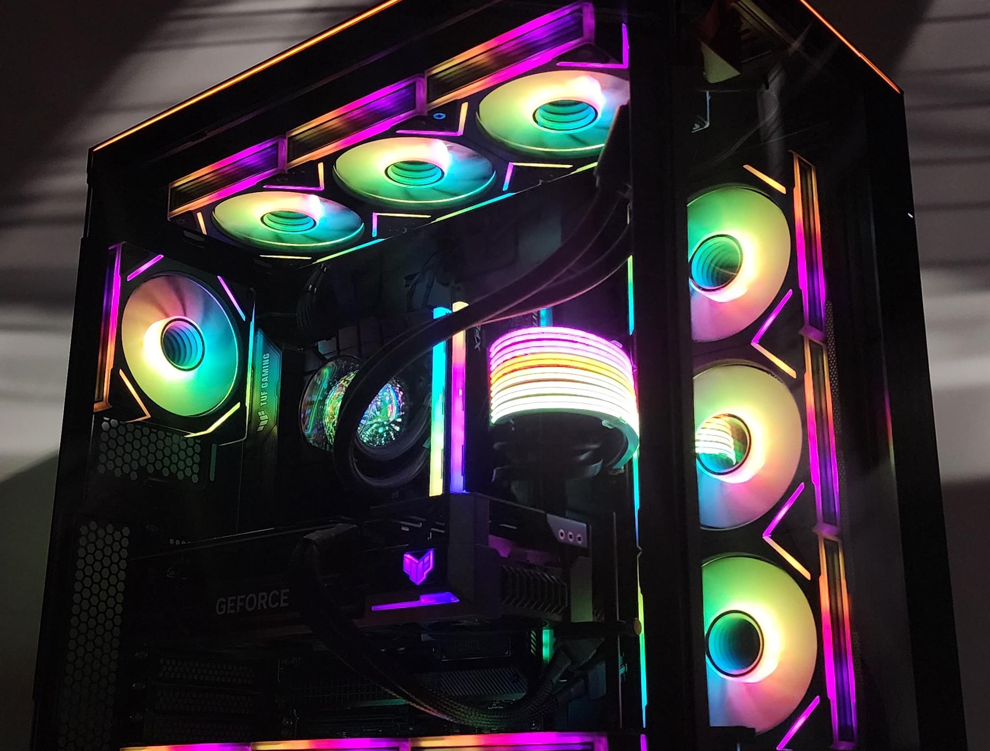 Gaming PC i7-14700KF 32GB RAM 2TB SSD RTX 4070 Ti SUPER 16GB Windows 11 Computer