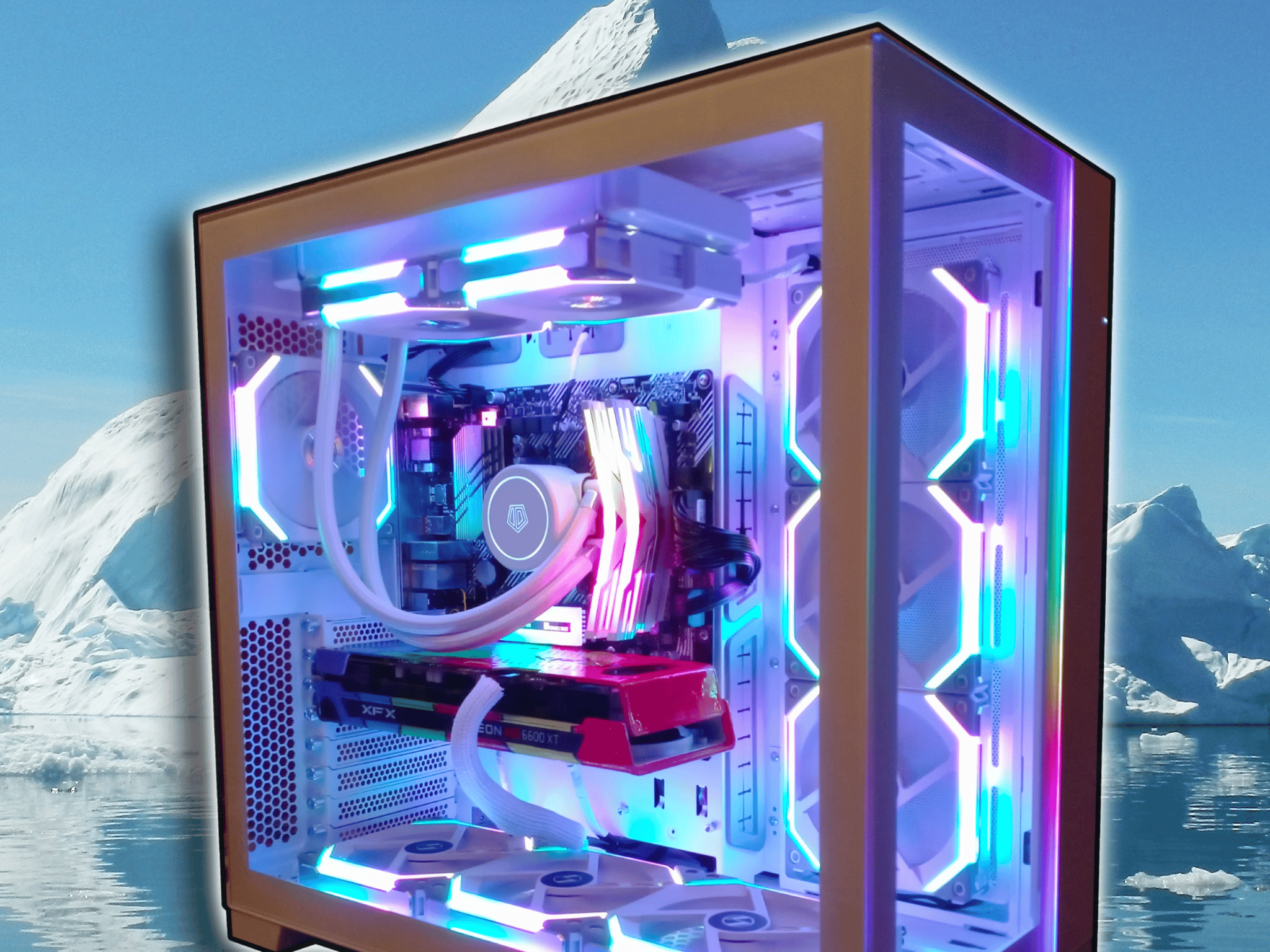 ICEBERG🧊| Ryzen 5600 & RX 6600XT Gaming/Streaming PC