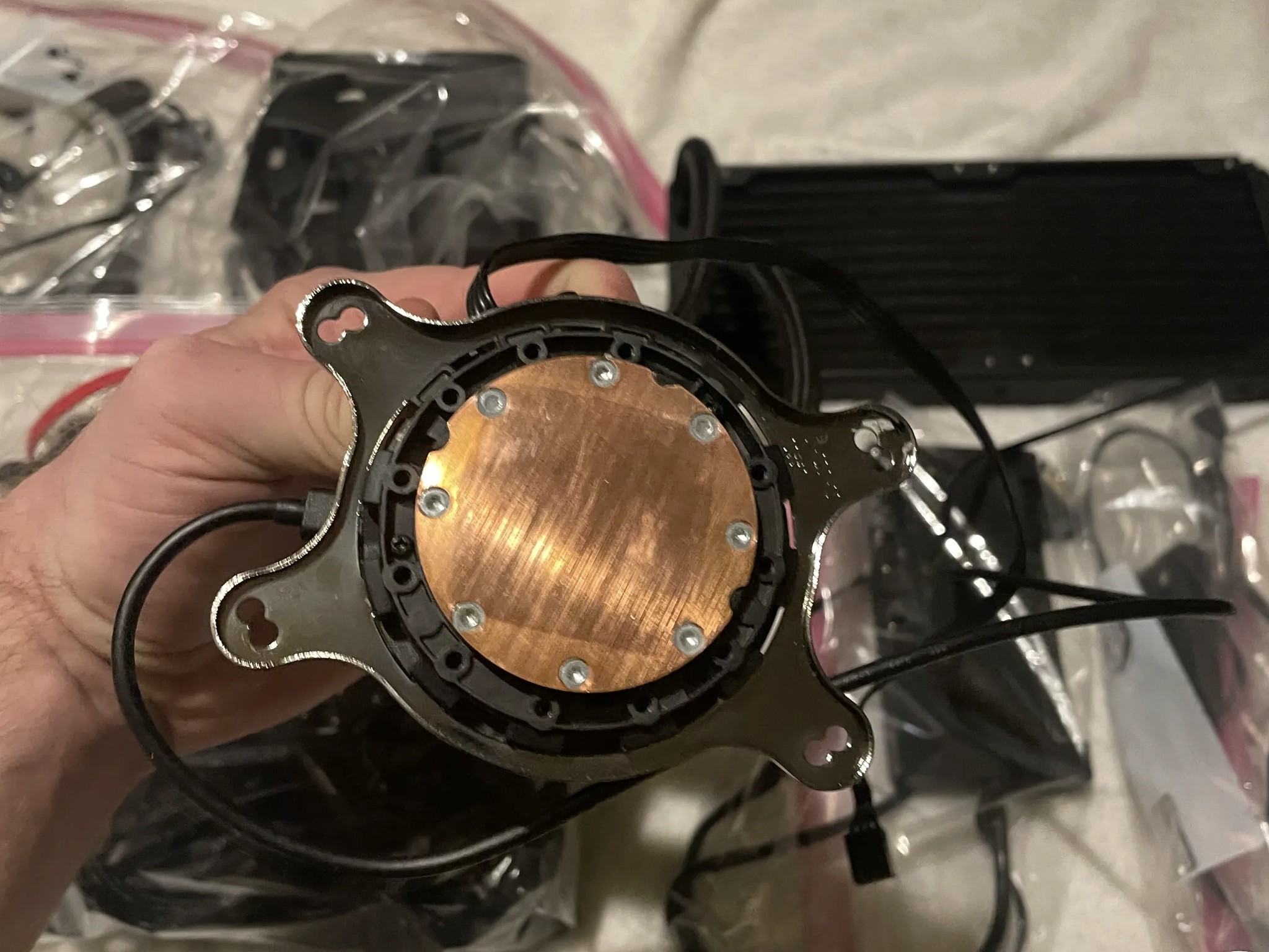 PC HARDWARE BUNDLE - OPEN TO OFFERS: 7 LL120 Corsair fans, EVGA 80G 850W PSU, ASUS ROG 240mm AIO