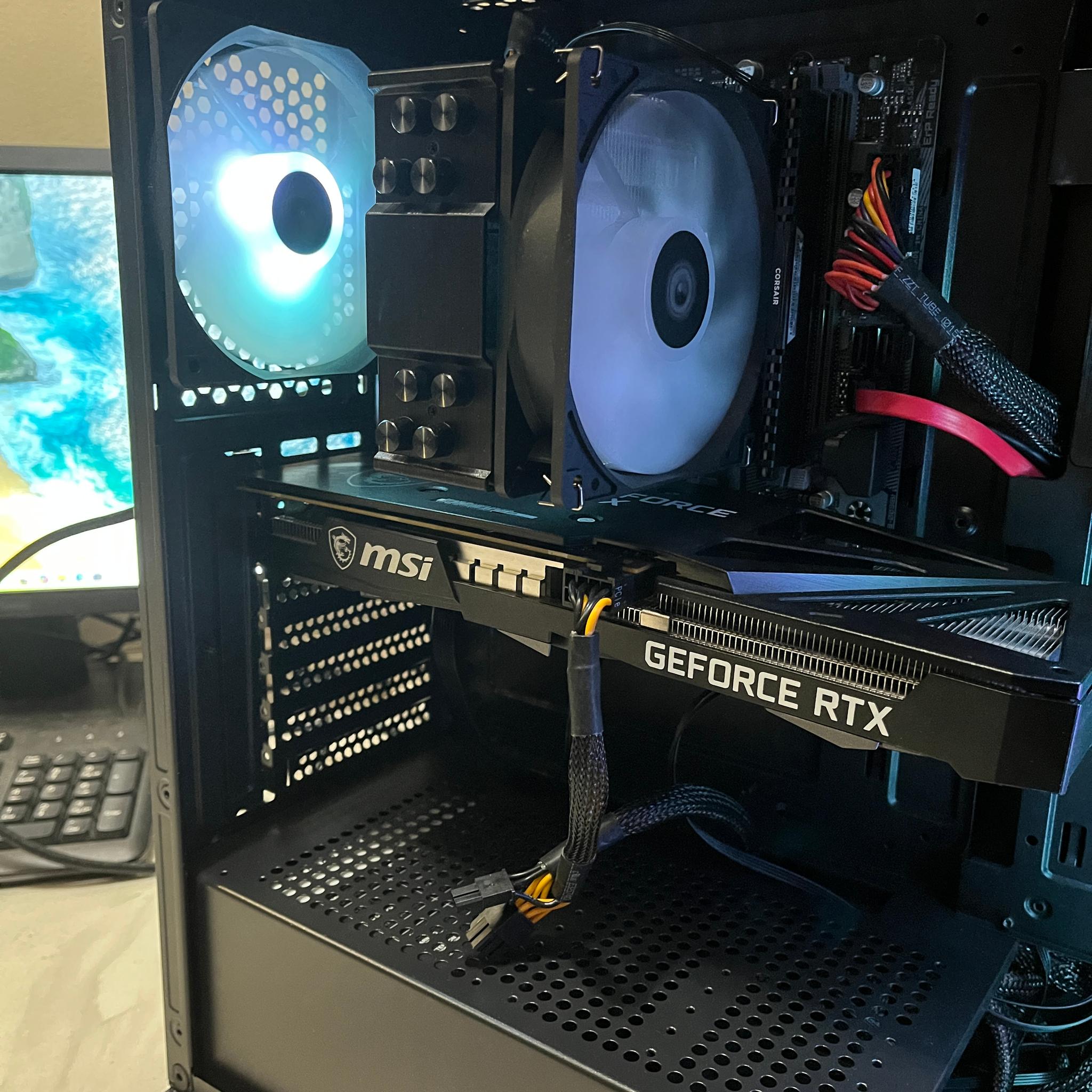 🔵🔥NVIDIA RTX 3060 Ti, Intel i5-12500t, 16GB RAM, 1TB SSD, High Performance RGB Gaming PC 🟢🖥️