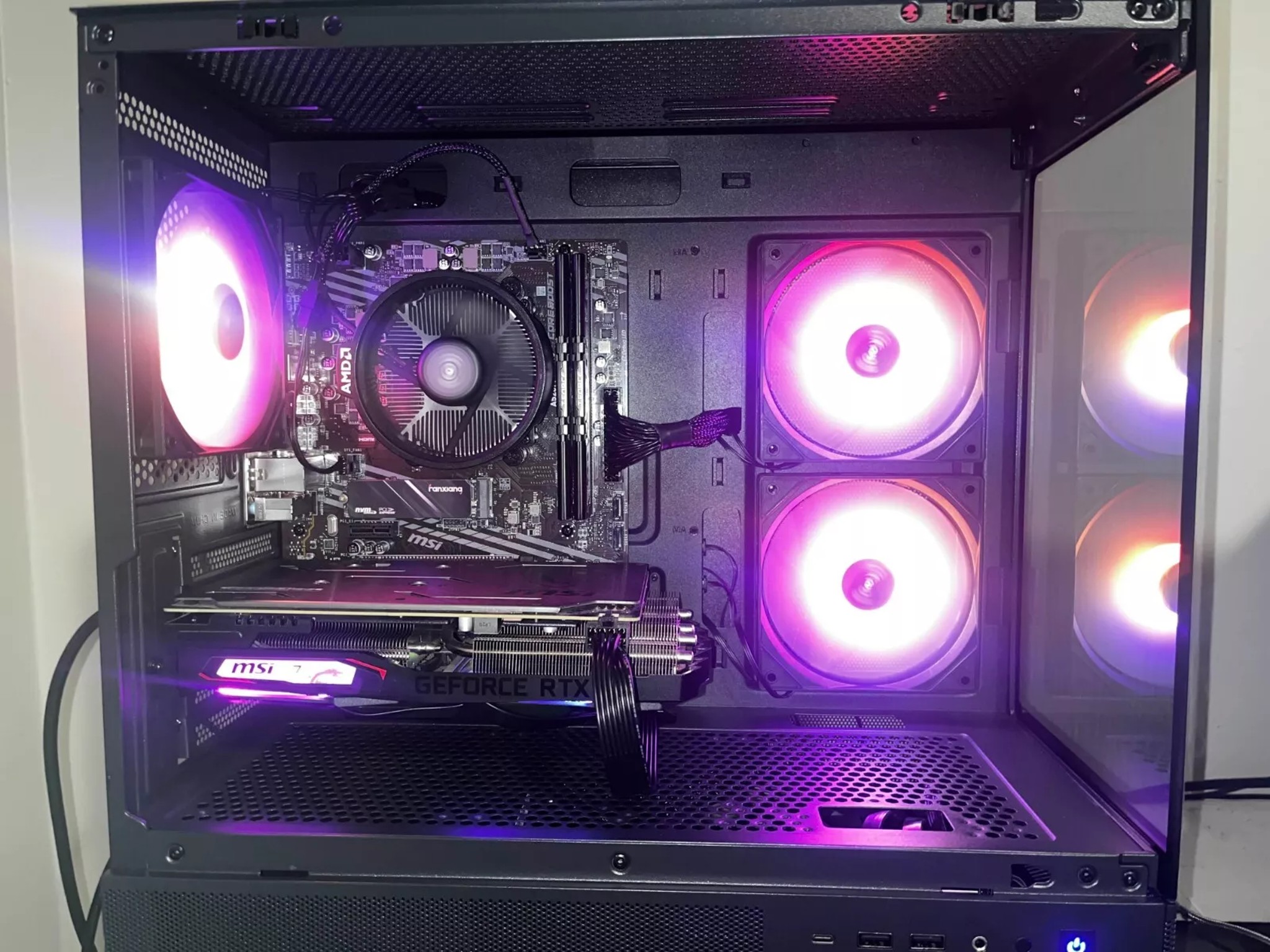 💜Gaming PC Ryzen 5 1600X,RTX 2060 Super