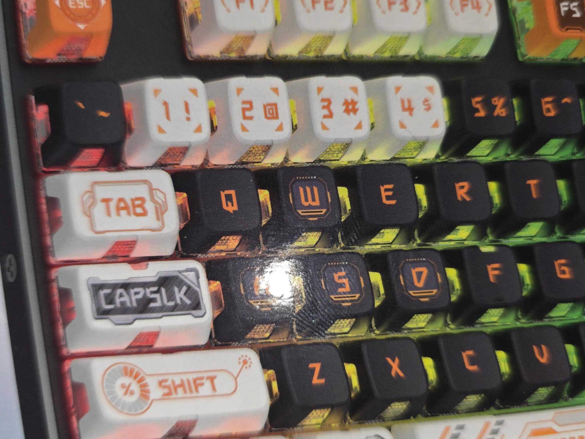 Redragon mech warrior keycap set