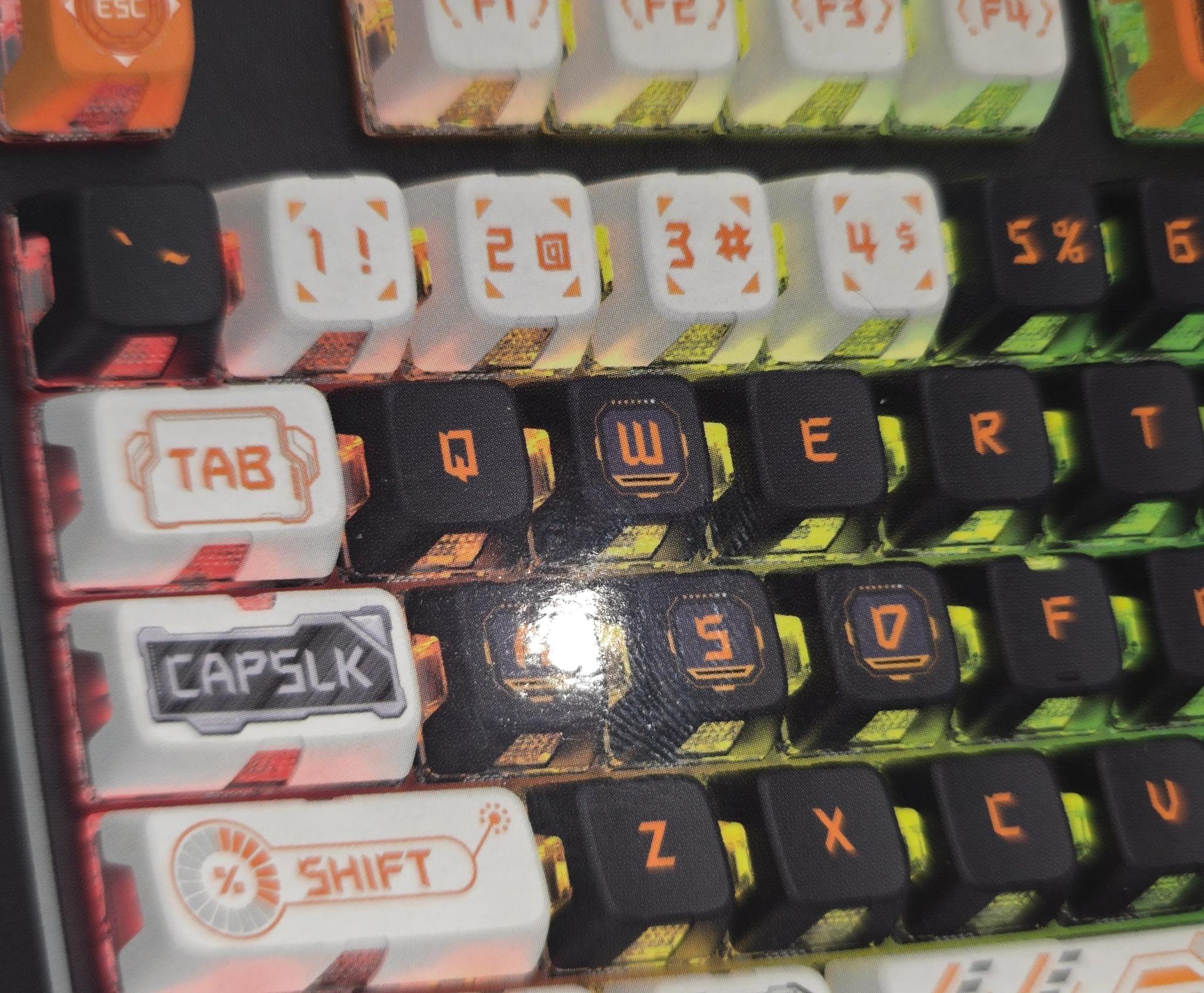 Redragon mech warrior keycap set