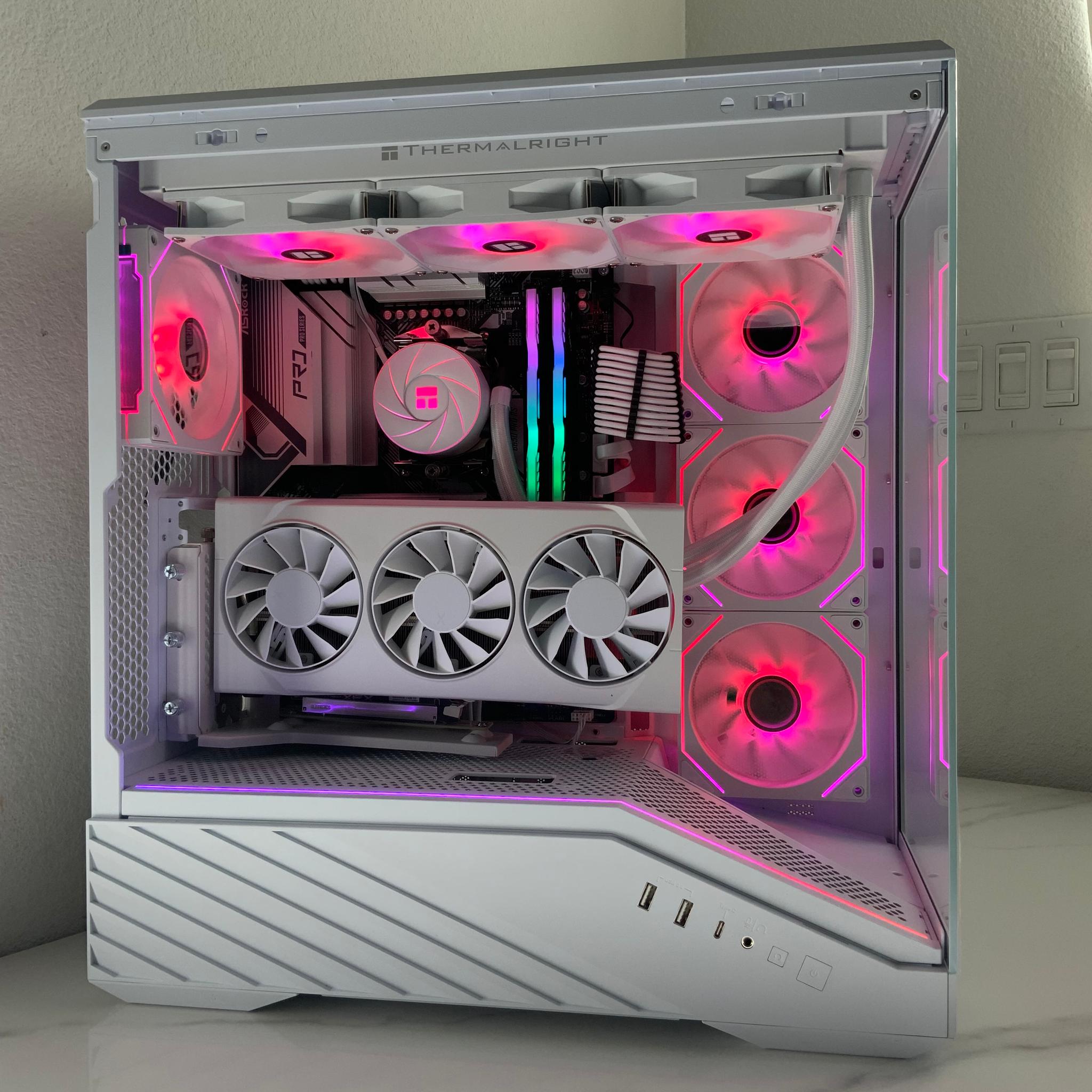 ❄️ ❄️ Gaming PC | Ryzen 7 7700X | RX 9060 XT | 32GB DDR5 | 1TB SSD | AM5 | White Snow Build ❄️ ❄️