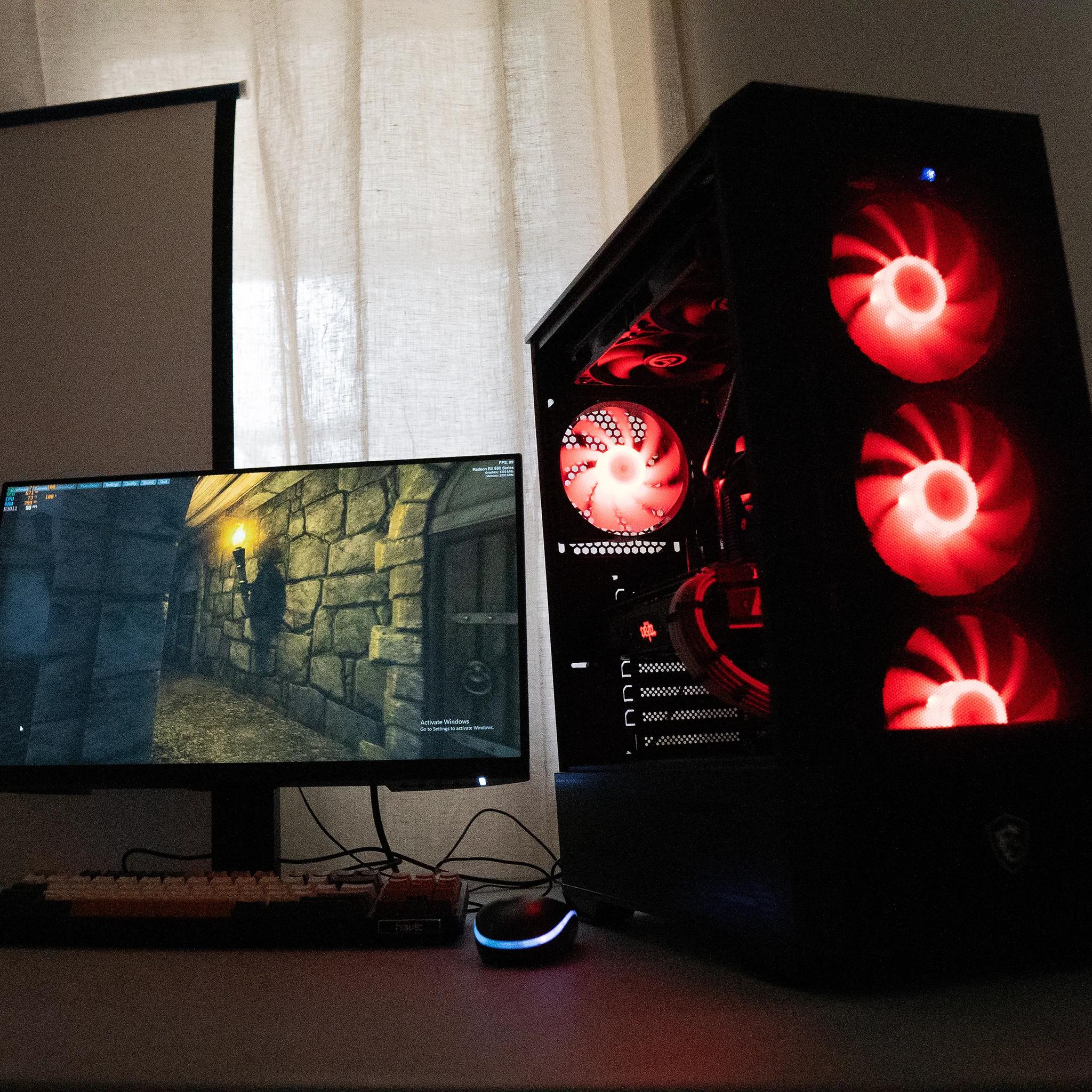 🩸🩸 | RX 580 8GB | INTEL i5 3570K | 16GB RAM | 750GB | Ruby Racer