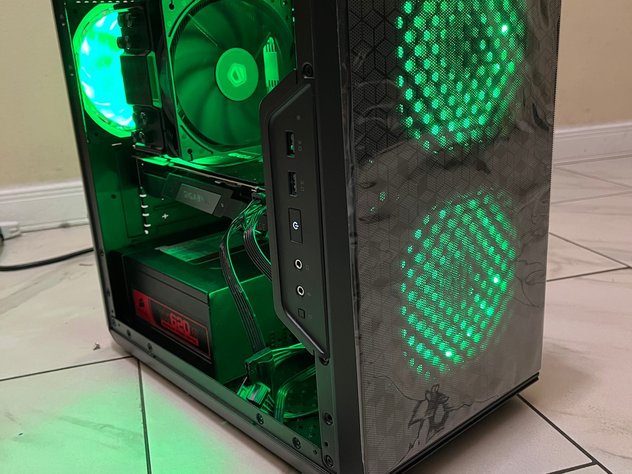 🟠🔥RTX 2080, Intel i5-12500, 16GB RAM, 1TB SSD, High Performance RGB Gaming PC /w Remote
