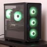 Black RGB 1080p Gaming PC | Ryzen 5 3600 - 5700xt