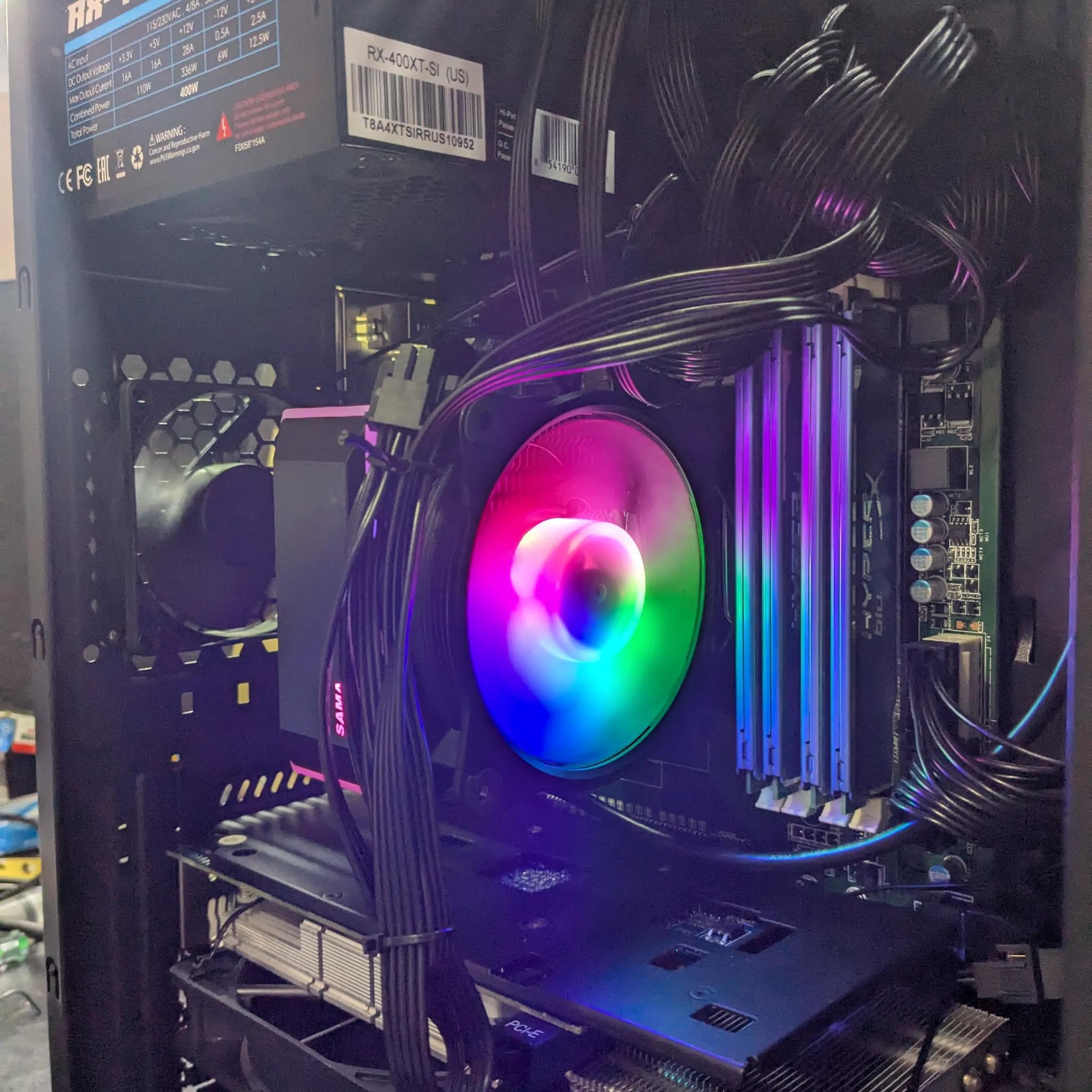 120 FPS Fortnite | 180 Day Warranty | i5 4590, 16GB RAM, 480GB SSD, RX 580 4GB, RGB, Win10, Wifi