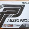 ASRock AB350 Pro4 Am4 Motherboard