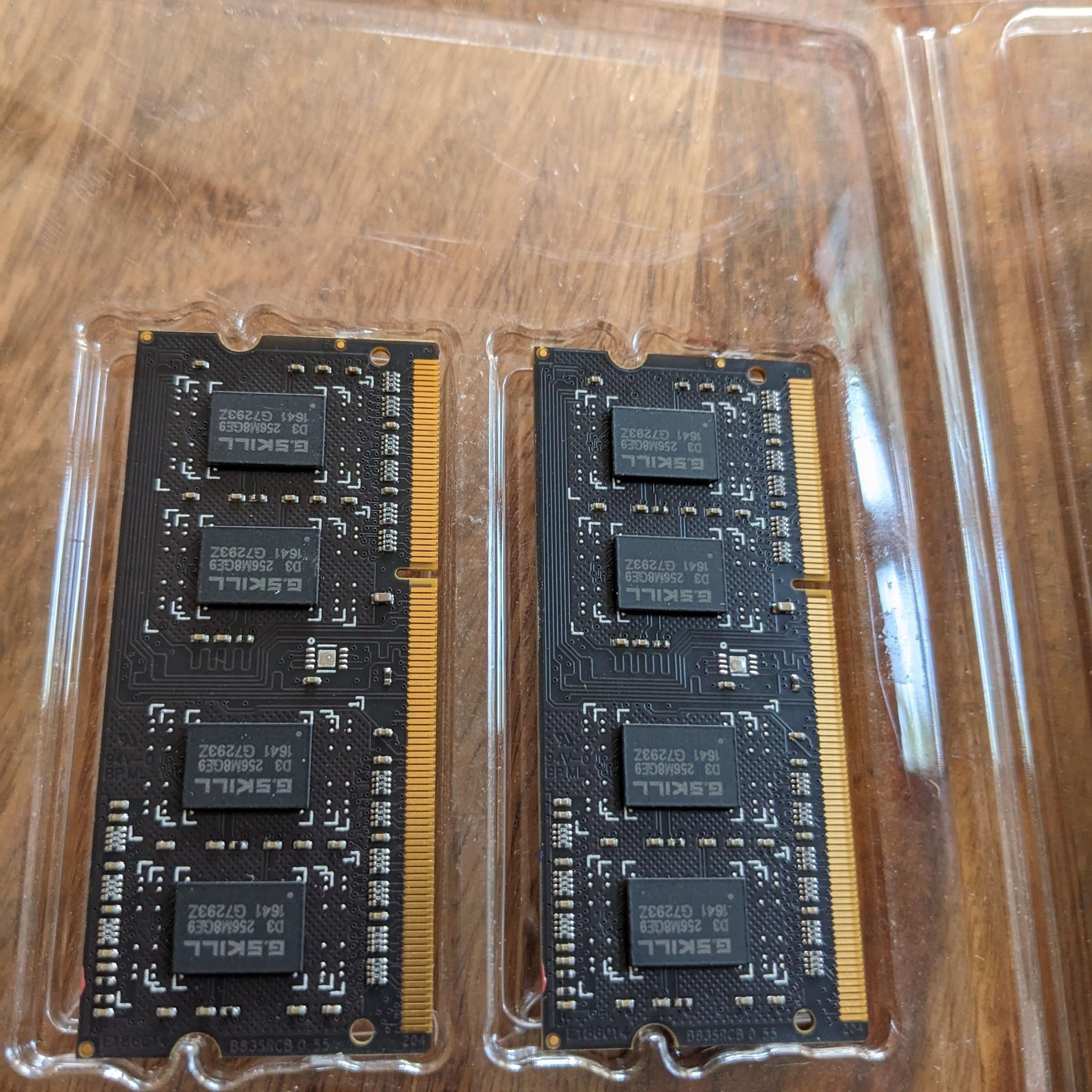 4GB of DDR3 Laptop RAM-Untested- Ripjaw Kit IOB