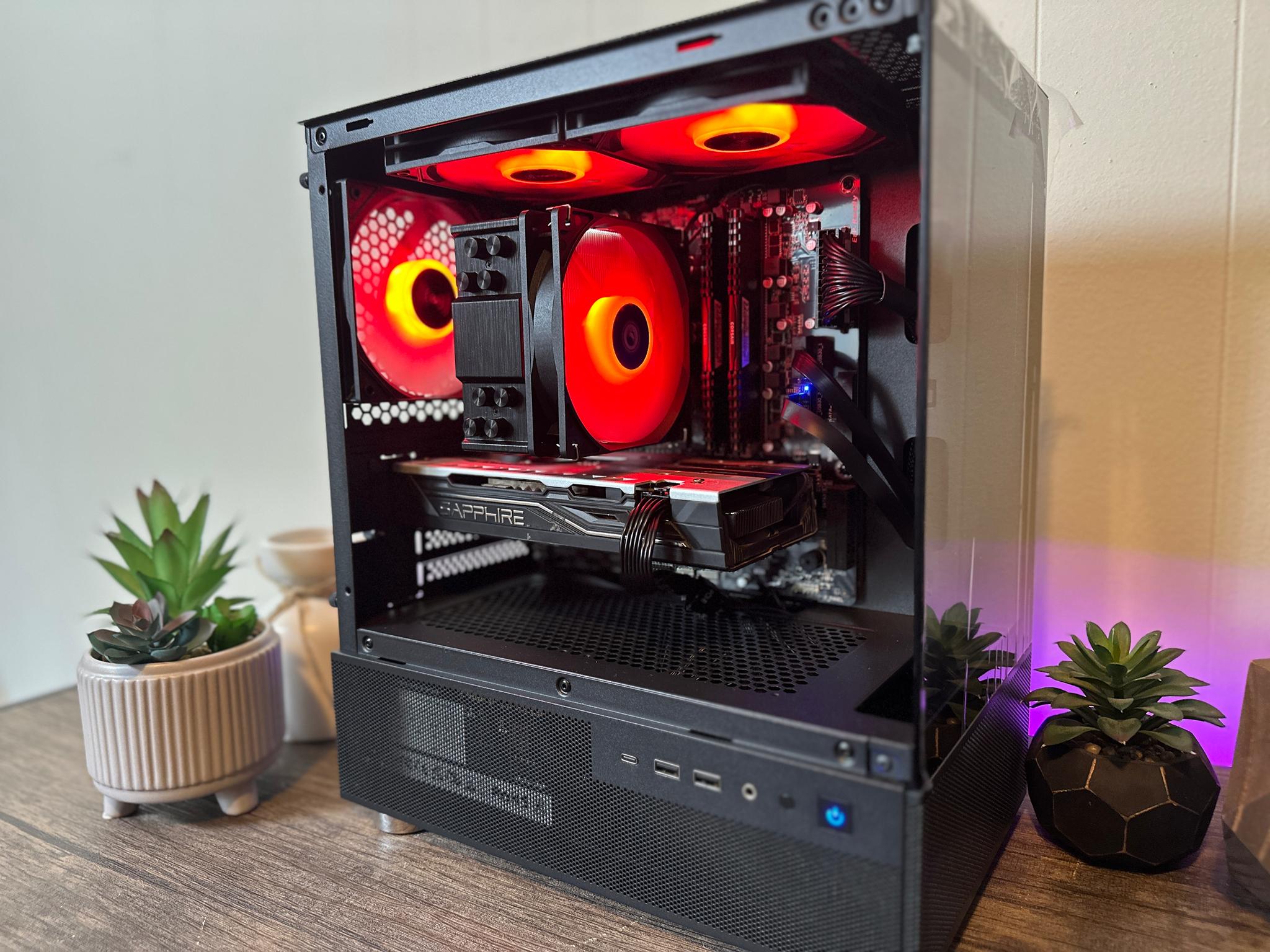 🤖Gaming PC! Intel i5 7600, RX580 8GB, 16gb DDR4, 512GB SSD! FULL ARGB!