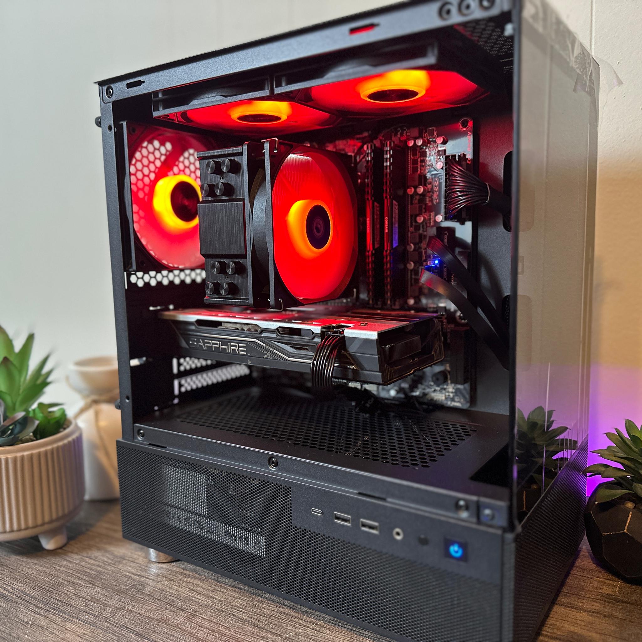 🤖Gaming PC! Intel i5 7600, RX580 8GB, 16gb DDR4, 512GB SSD! FULL ARGB!