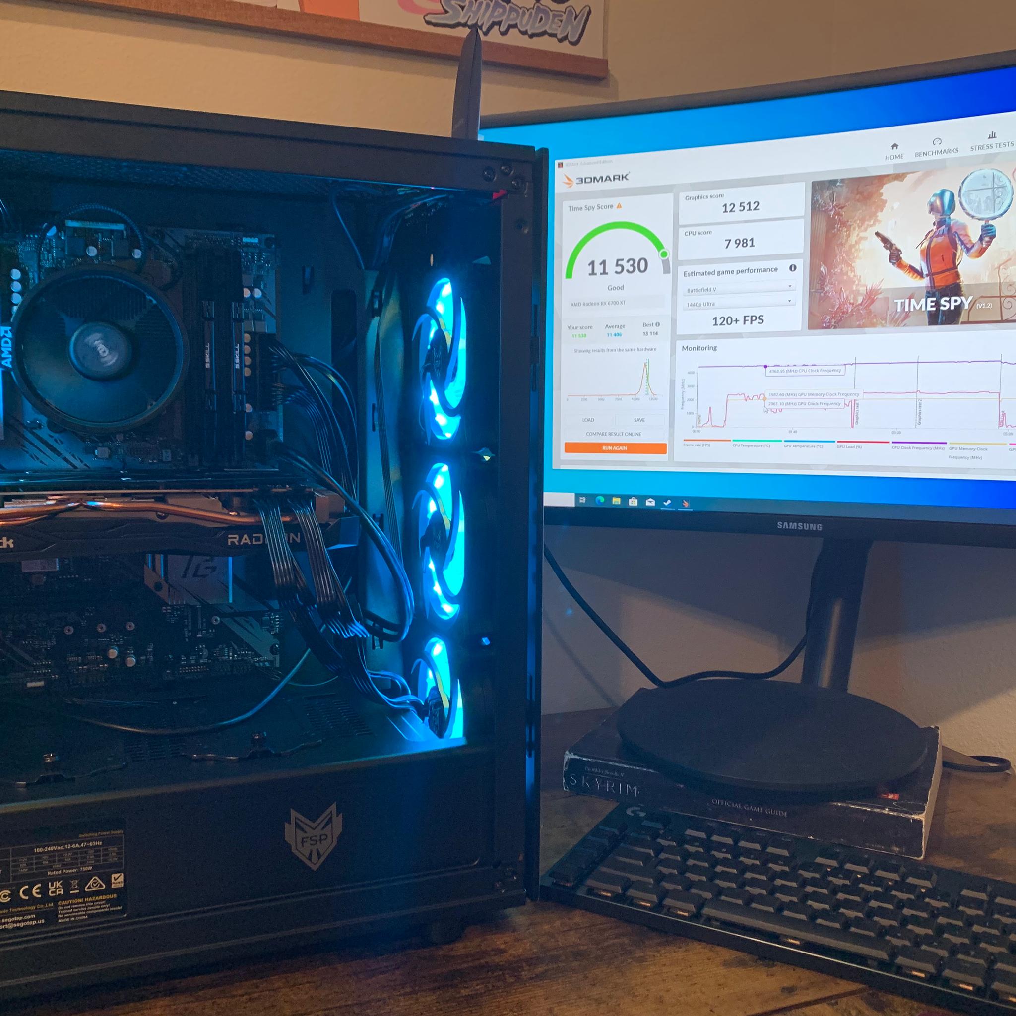 NEW Custom Gaming PC Ryzen 5 5600G 32GB RAM, RX 6700 XT, 2TB NVMe (RTX 40 Series Ready)