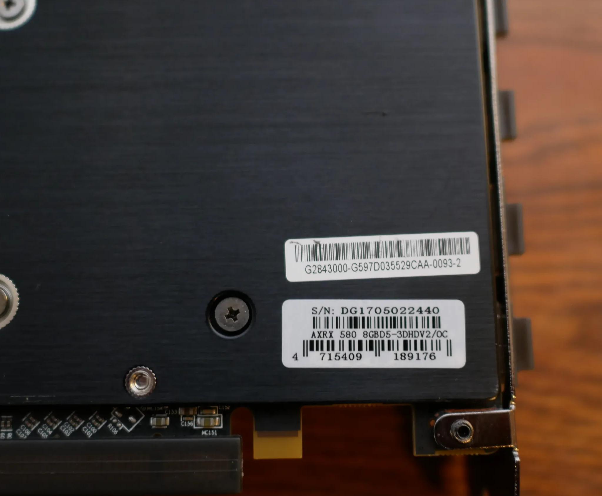 PowerColor AMD Radeon RX 580 8GB GDDR5 Graphics Card ‎AXRX 580 8GBD5-3DHDV2/OC