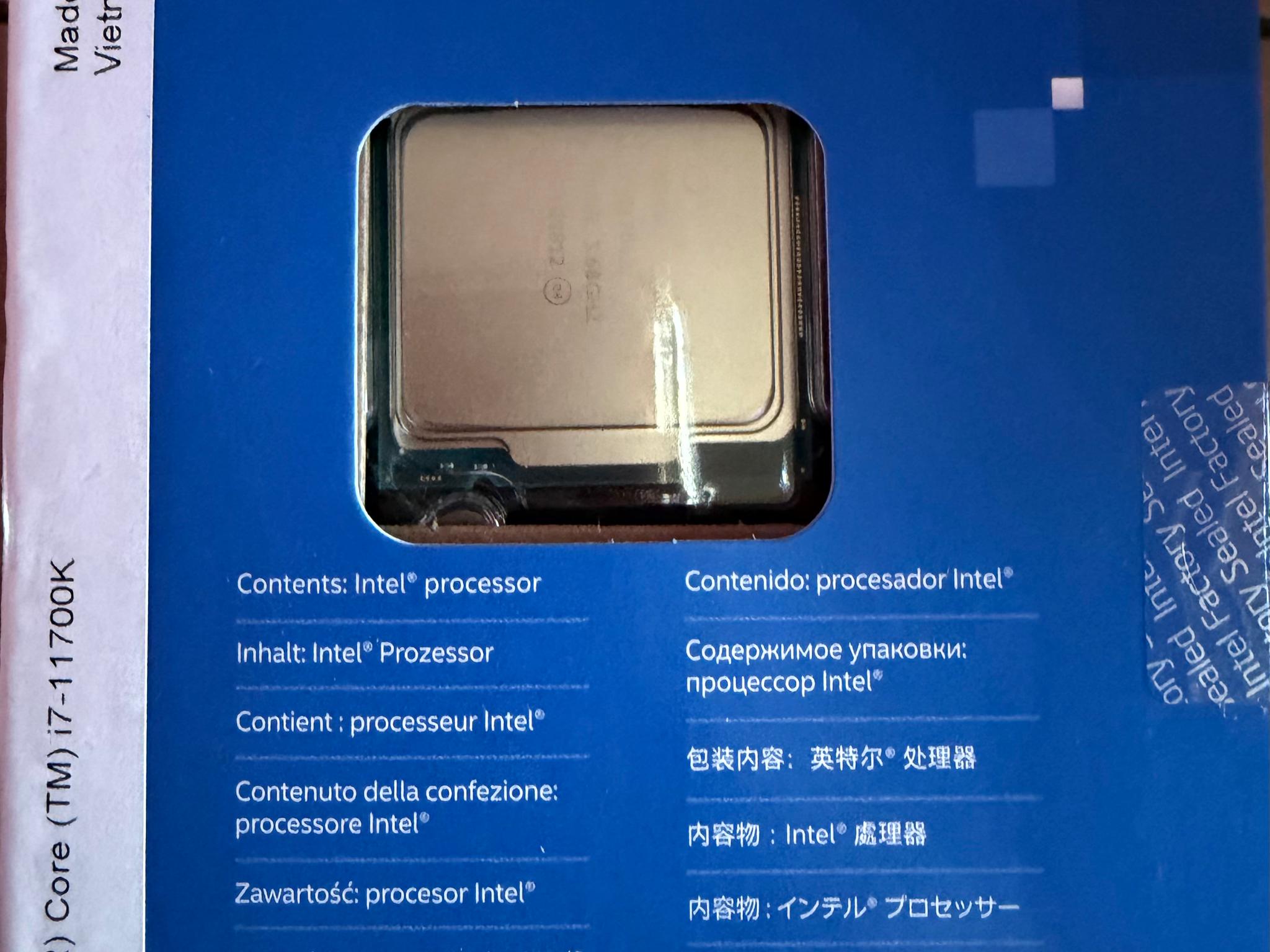 Intel Core i7-11700K -- BRAND NEW!