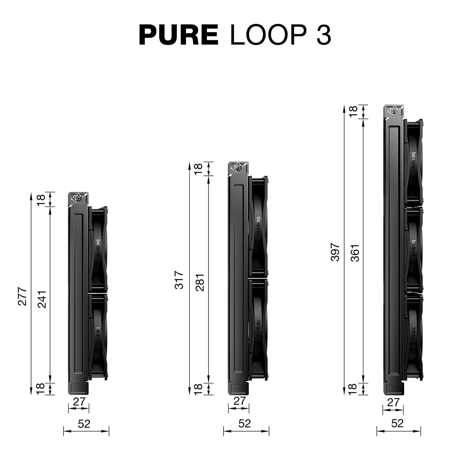 be quiet! Pure Loop 3 240mm All-in-One Water Cooling System