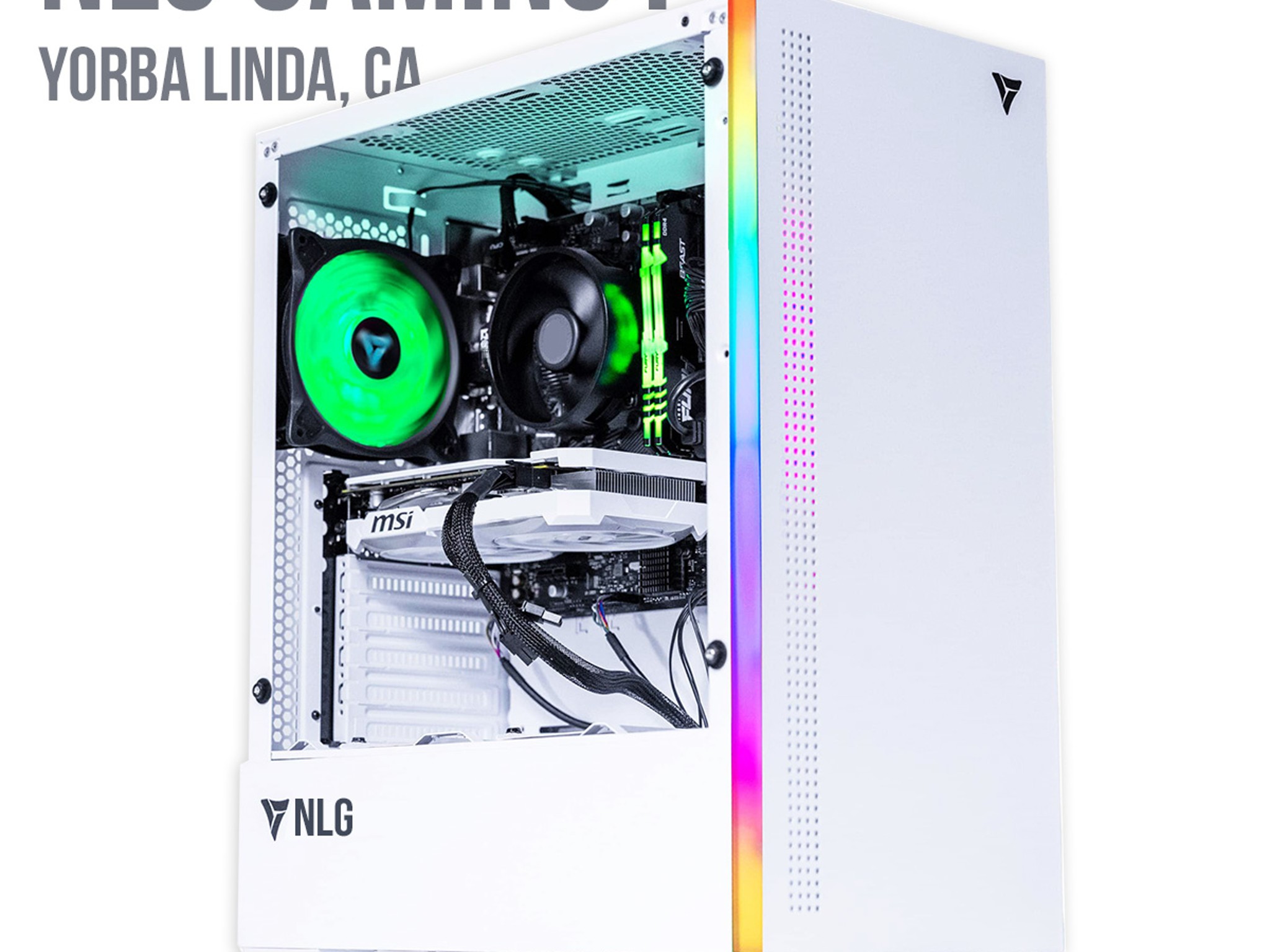 👑 Max Performance Gaming PC - AMD Ryzen 5 5500, RTX 3060, 32GB DDR-4, 1TB NVME M.2 SSD, WIFI, WIN10
