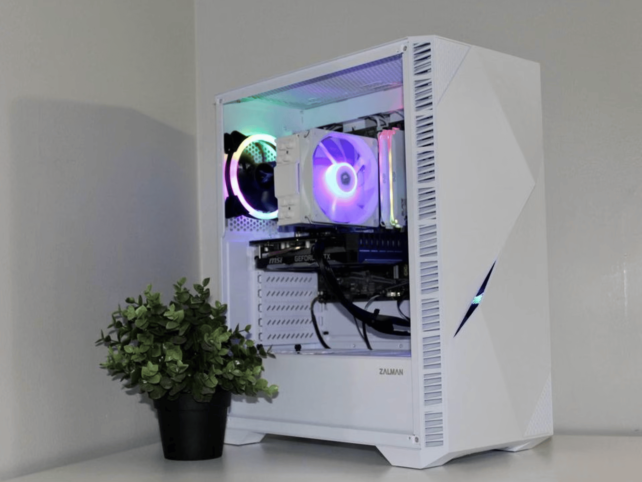 White Budget PC | Intel 10100F | GTX 1660TI 