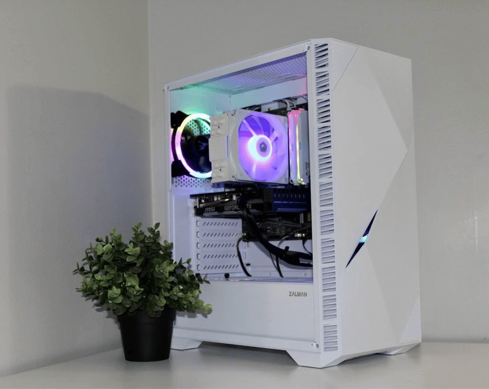 White Budget PC | Intel 10100F | GTX 1660TI 