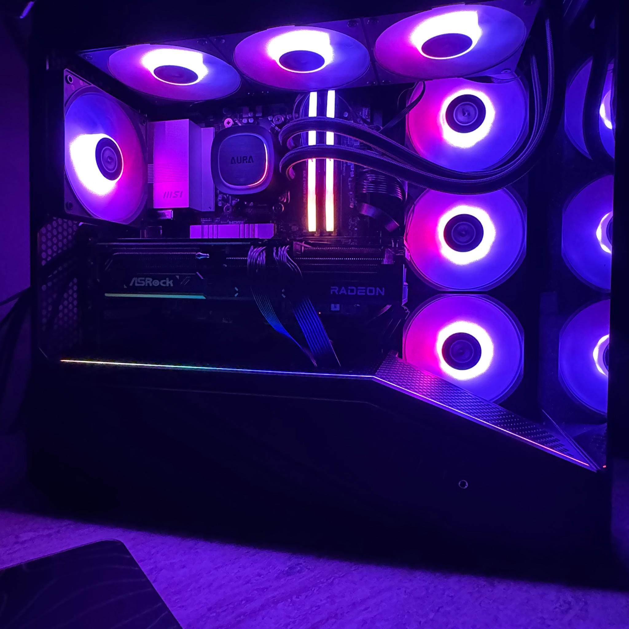 High-End Gaming PC – Ryzen 7 9800X3D | RX 9070 XT 16GB | 32GB DDR5 | 2TB Gen4 NVMe