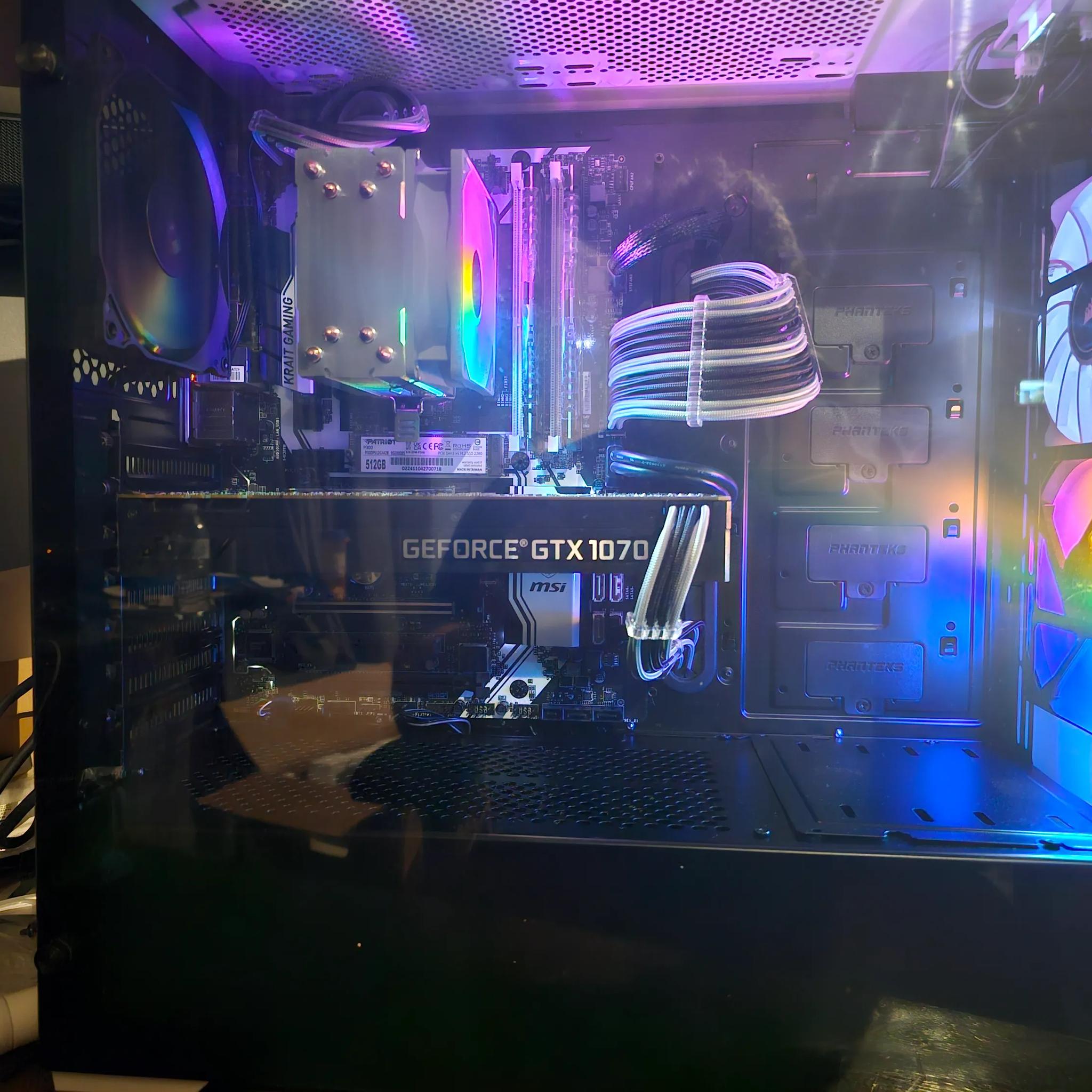 Epic Fortnite Gaming PC 16GB Ram/ 512GB ssd RGB