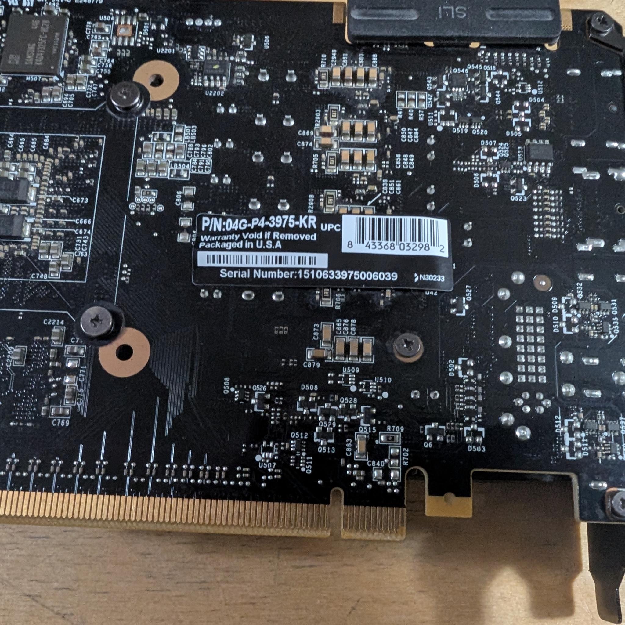 EVGA Nvidia GTX 970 4GB SSC