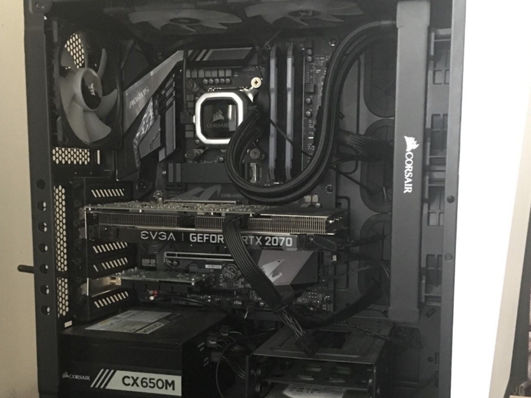 Custom Built Gaming PC i7-8700k RTX 2070 2TB HDD 250GB SSD 512GB M.2