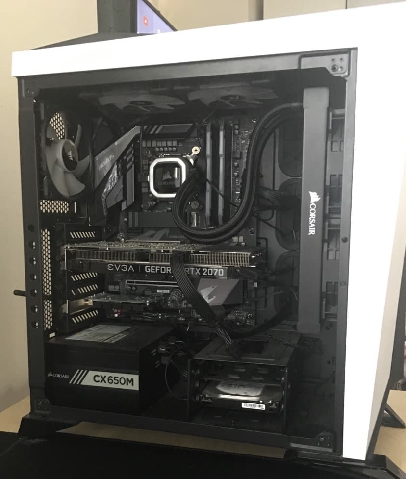 Custom Built Gaming PC i7-8700k RTX 2070 2TB HDD 250GB SSD 512GB M.2